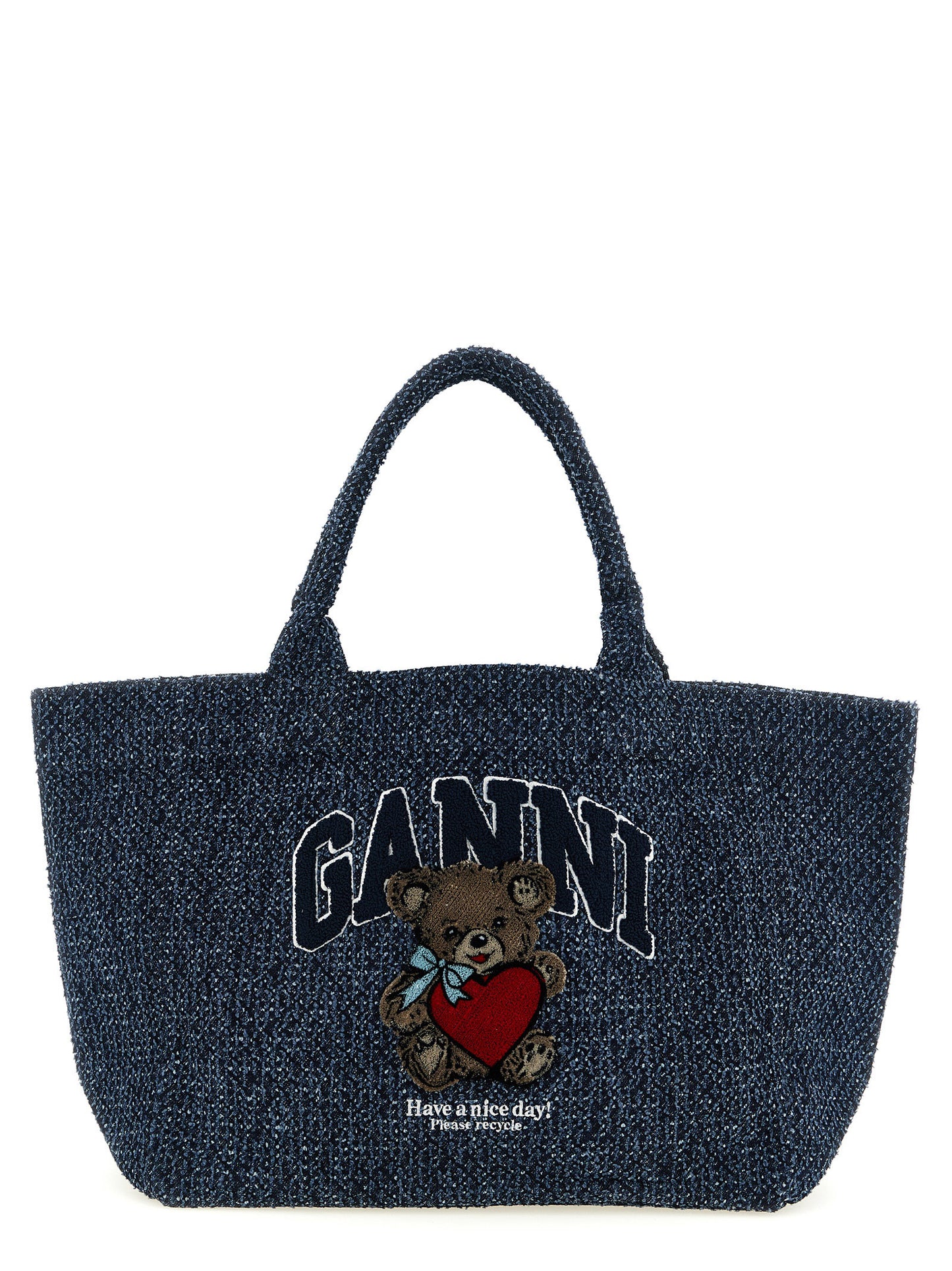 Ganni Women Medium 'Bear' Shopping Bag GANNI