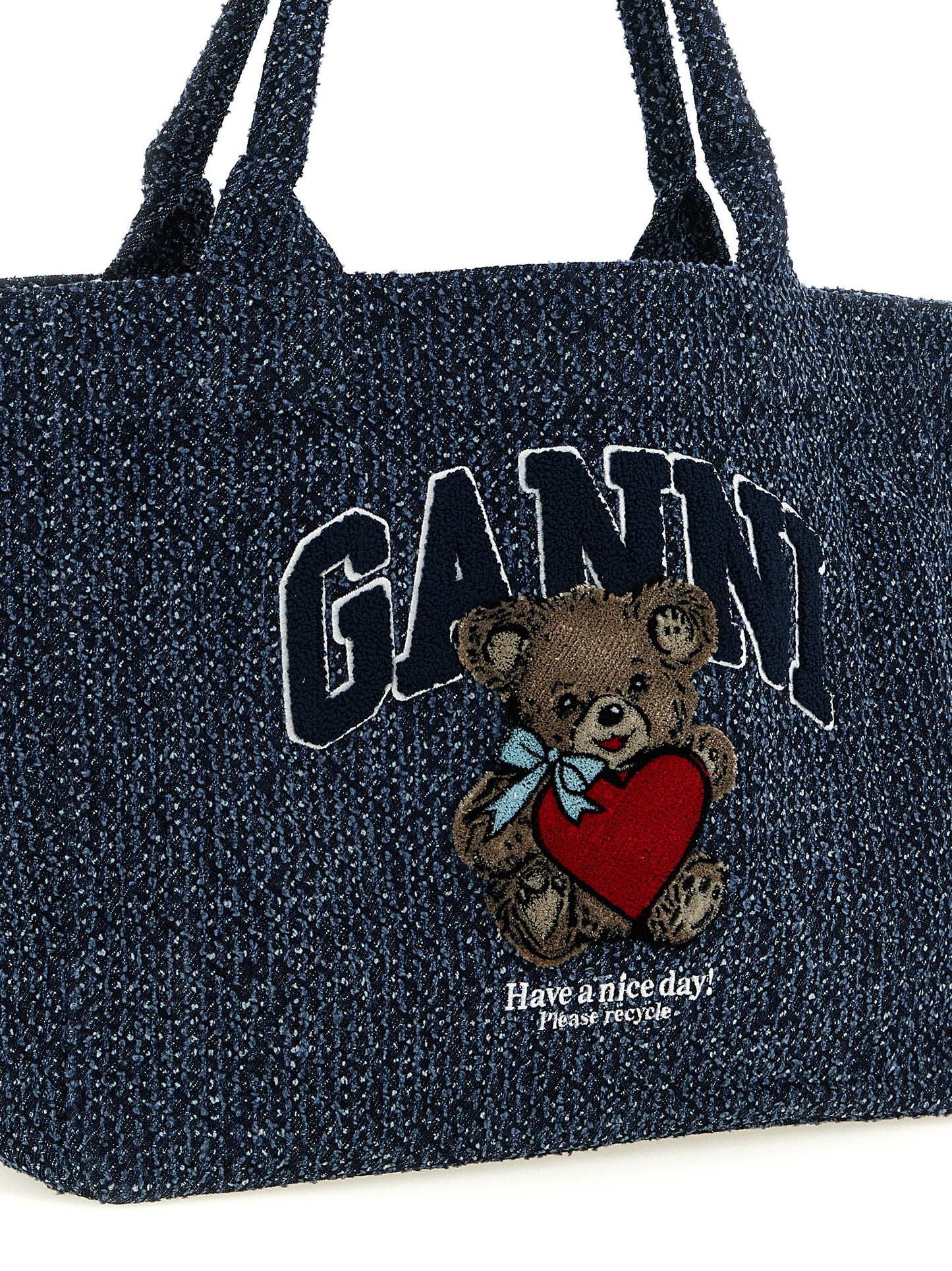 Ganni Women Medium 'Bear' Shopping Bag GANNI
