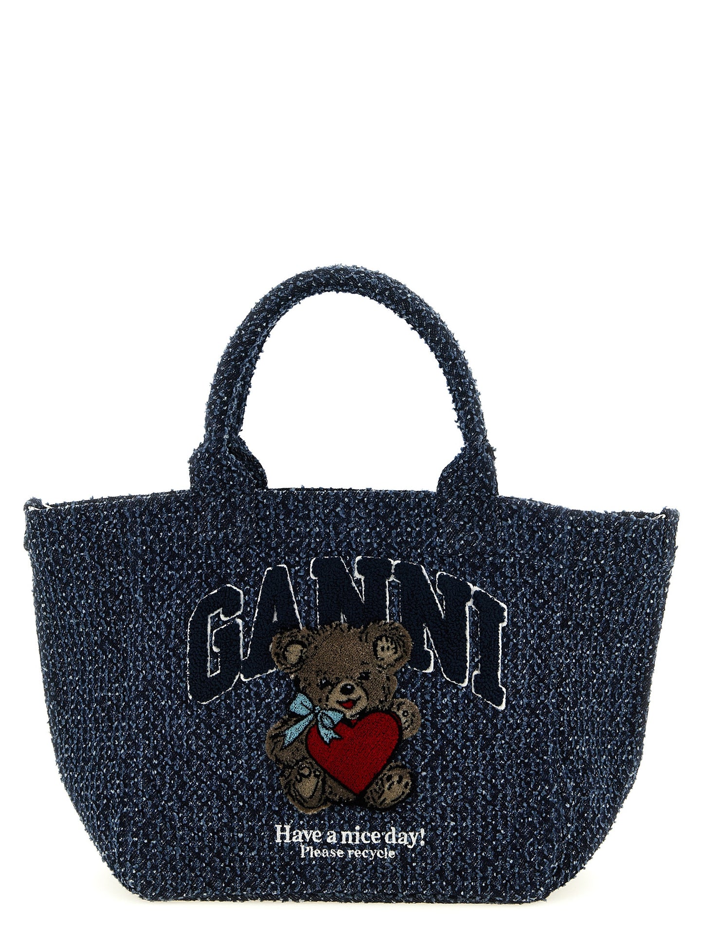 Ganni Women Small 'Bear' Shopping Bag GANNI
