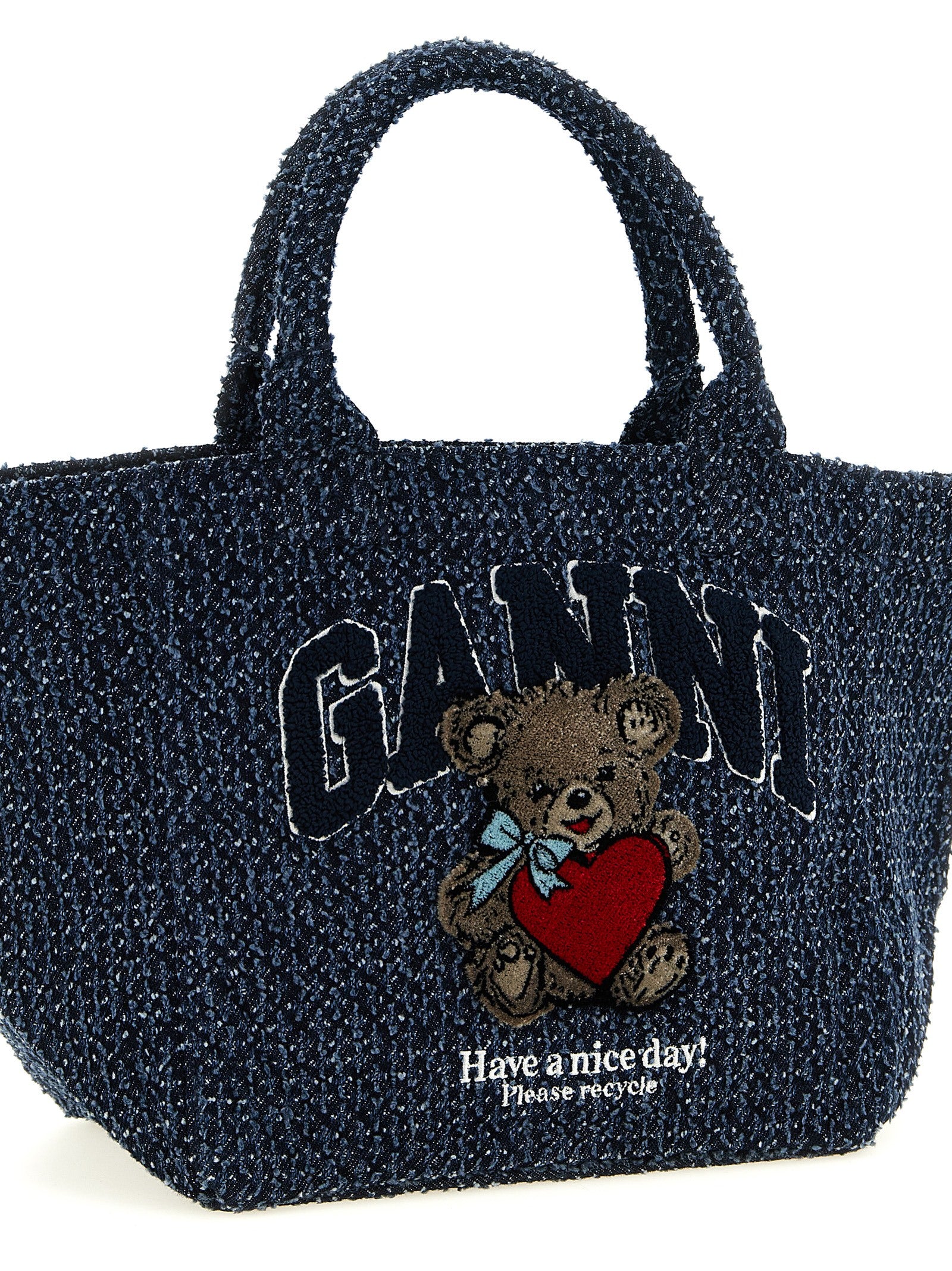 Ganni Women Small 'Bear' Shopping Bag GANNI