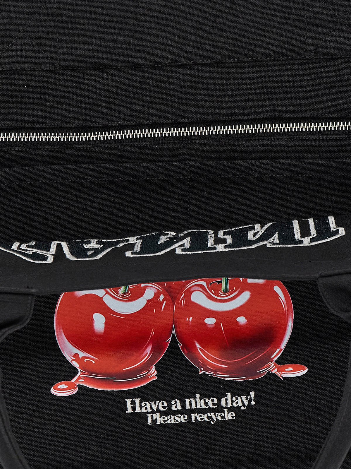 Ganni Women 'Black Xxl Cherry Tote' Shopping Bag GANNI