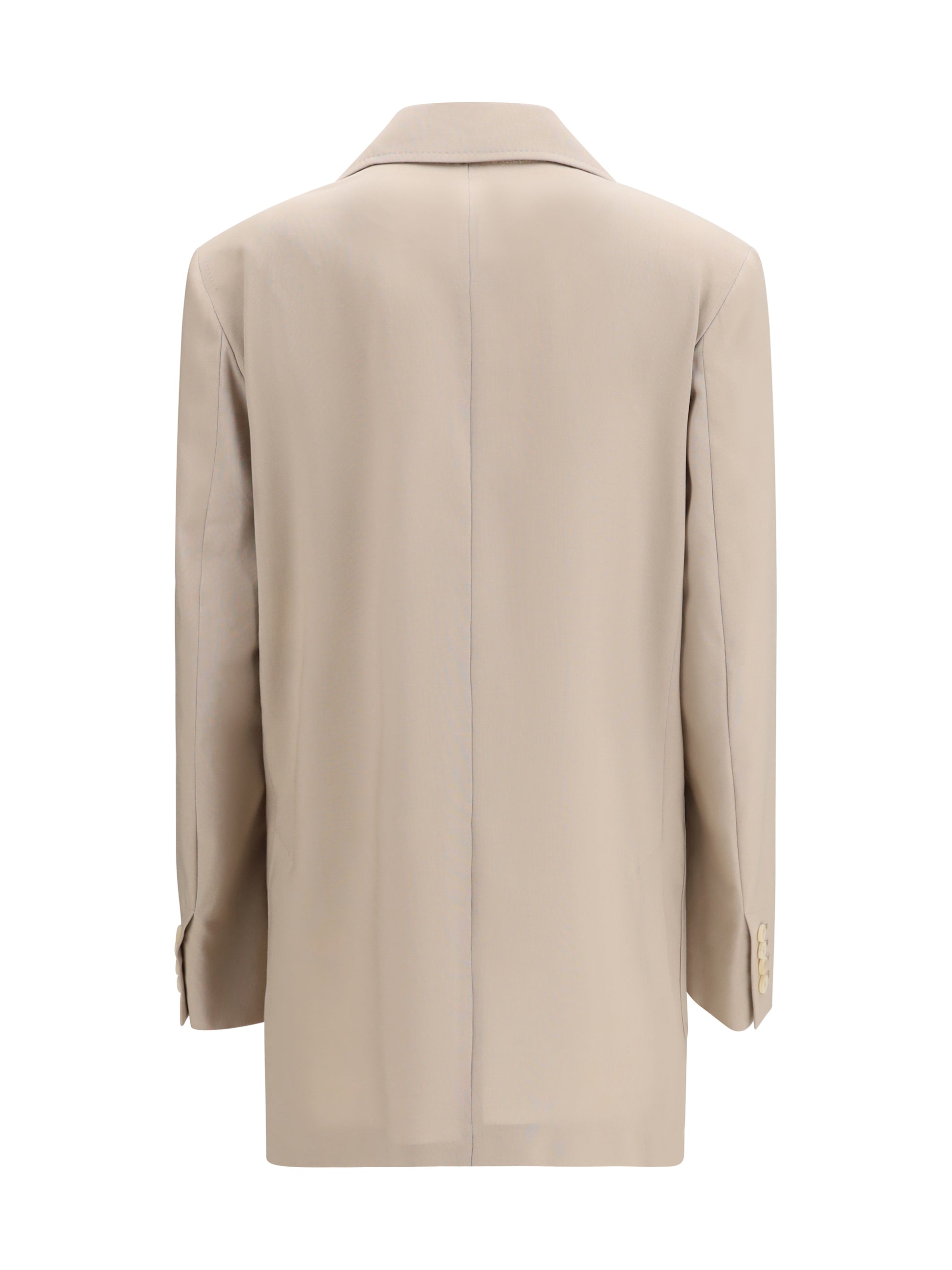 Max Mara Women Single-Breasted Wool-Blend Blazer MAX MARA