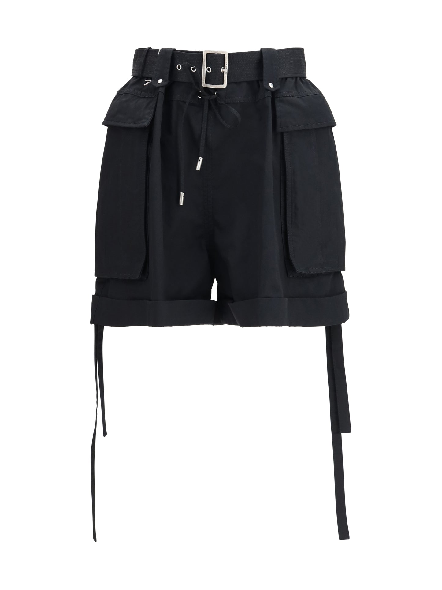 Alexander Mcqueen Women Cotton Shorts With Belt ALEXANDER MCQUEEN