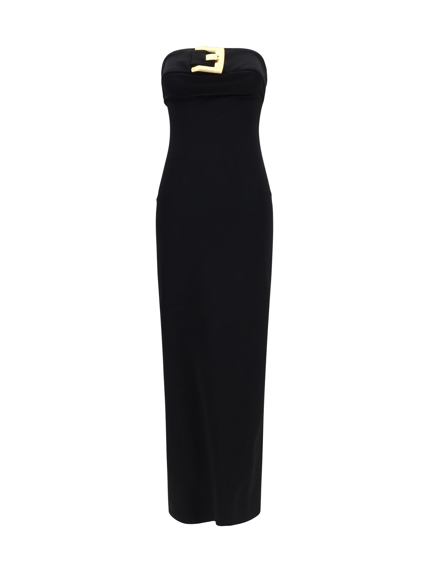 Balmain Women Long Stretch Viscose Dress