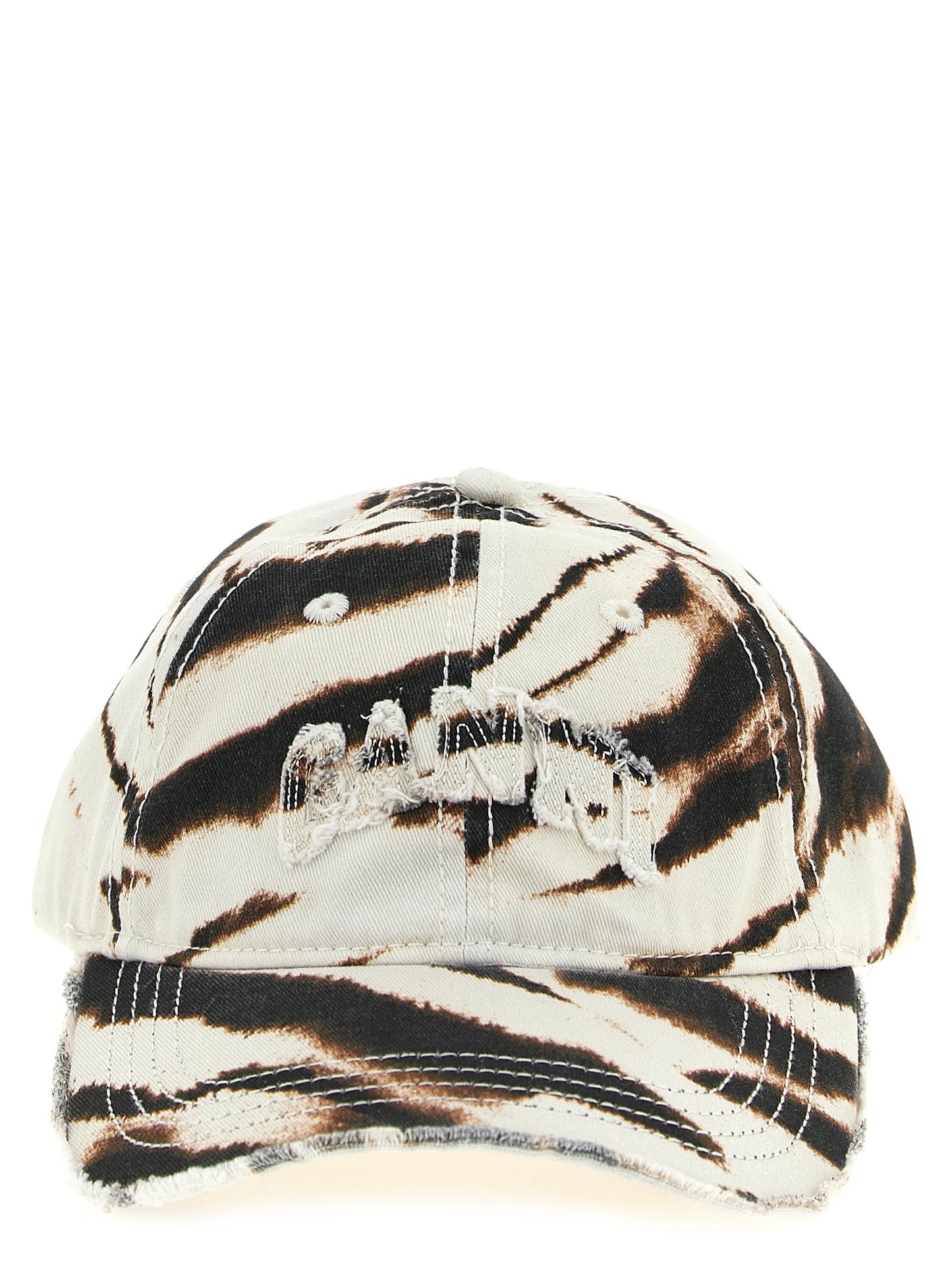 Ganni Women Animal Print Cap GANNI