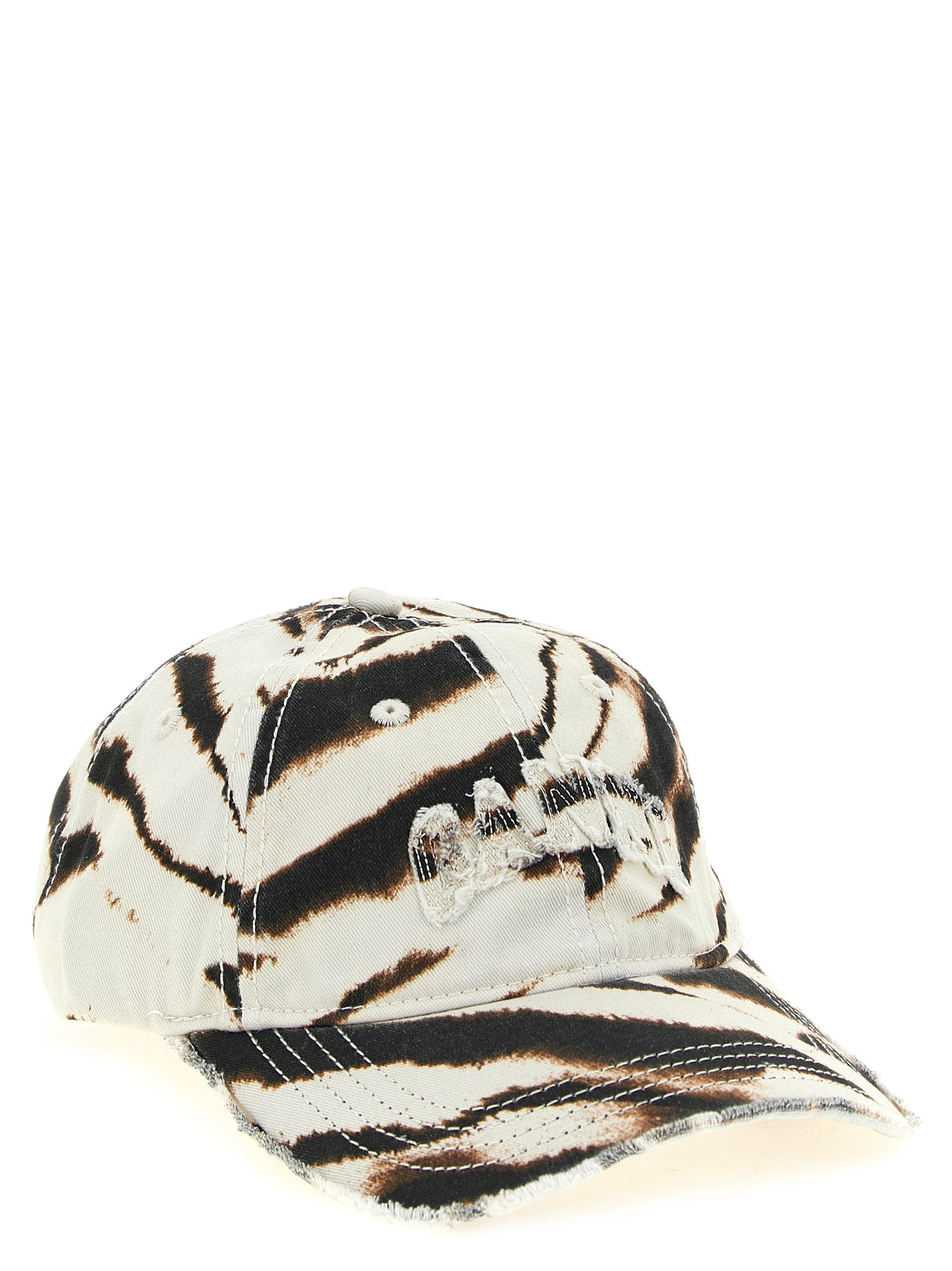 Ganni Women Animal Print Cap GANNI