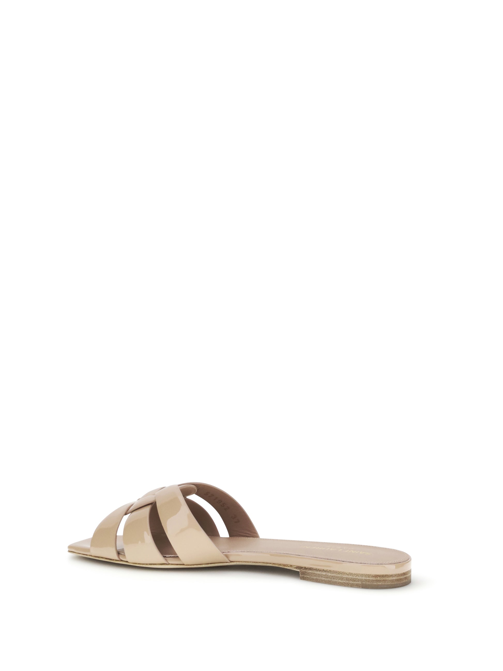 Saint Laurent Women Tribute Patent Leather Sandals SAINT LAURENT