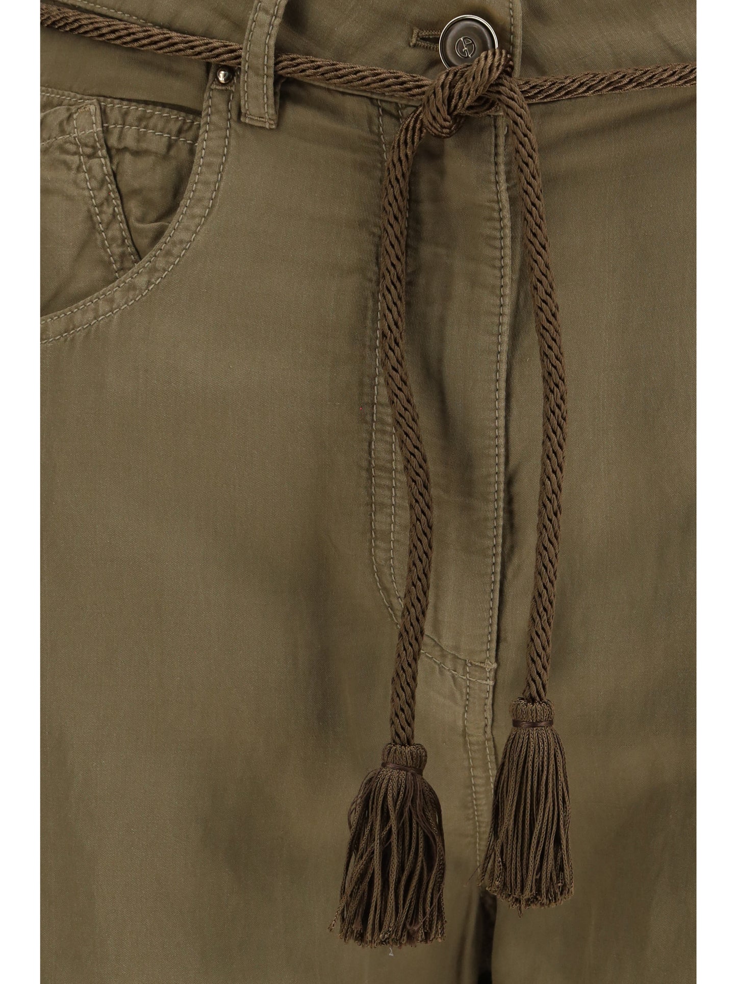 Giorgio Armani Women Cupro And Linen Pants