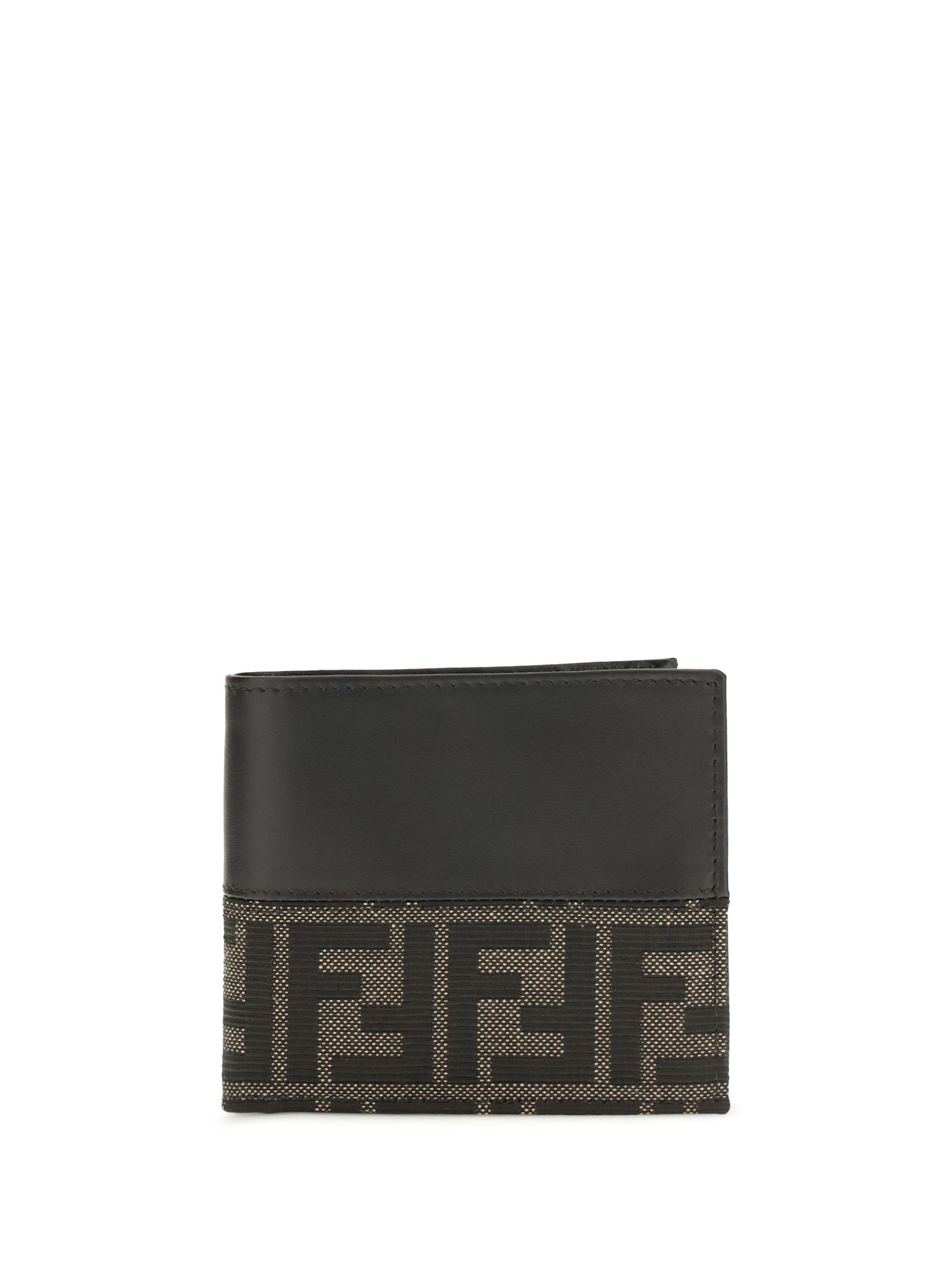 Fendi Men Ff Jacquard Bifold Wallet FENDI