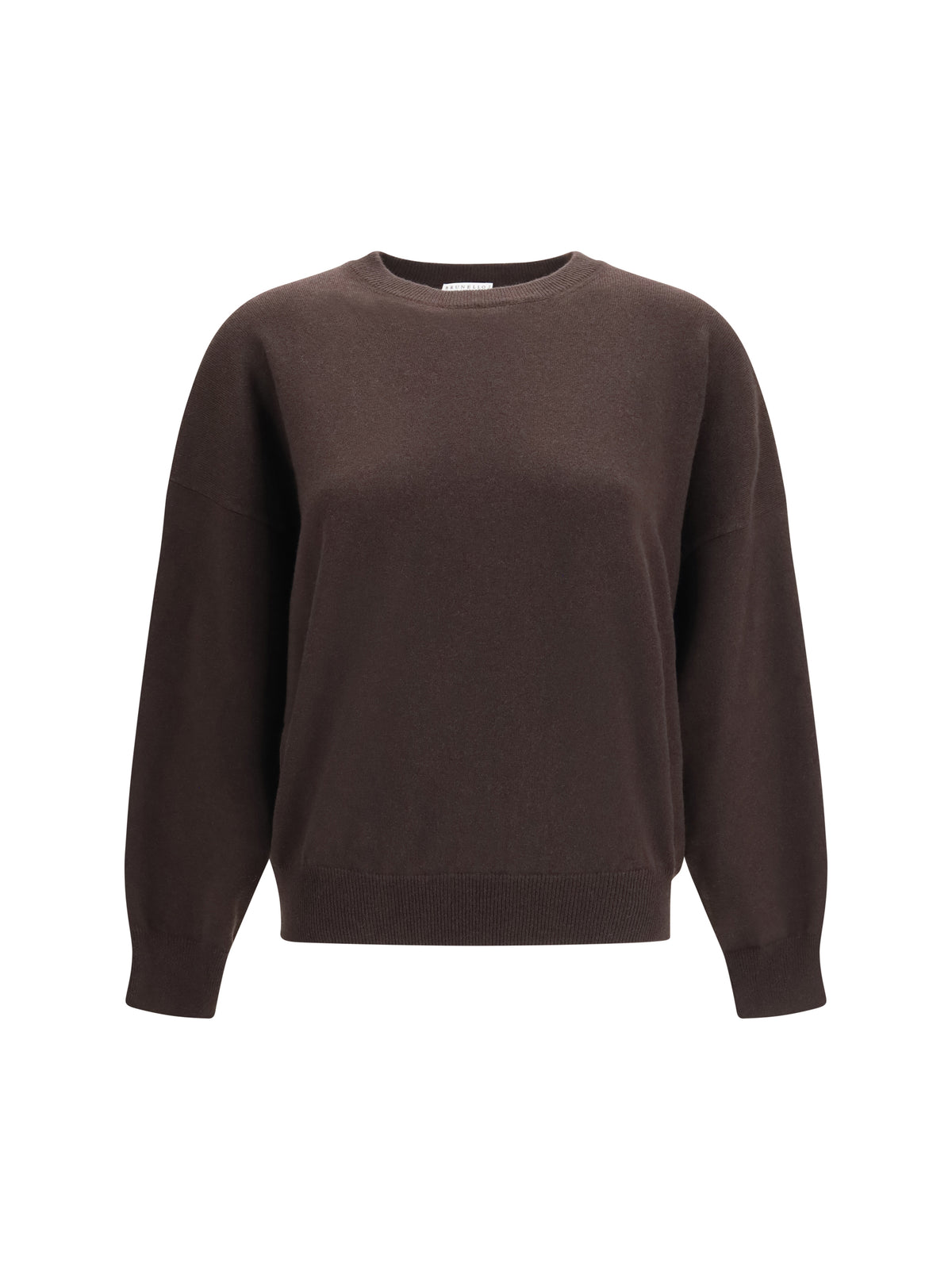 Brunello Cucinelli Women Cashmere Sweater With Monili Chain BRUNELLO CUCINELLI