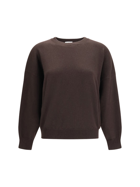 Brunello Cucinelli Women Cashmere Sweater With Monili Chain BRUNELLO CUCINELLI