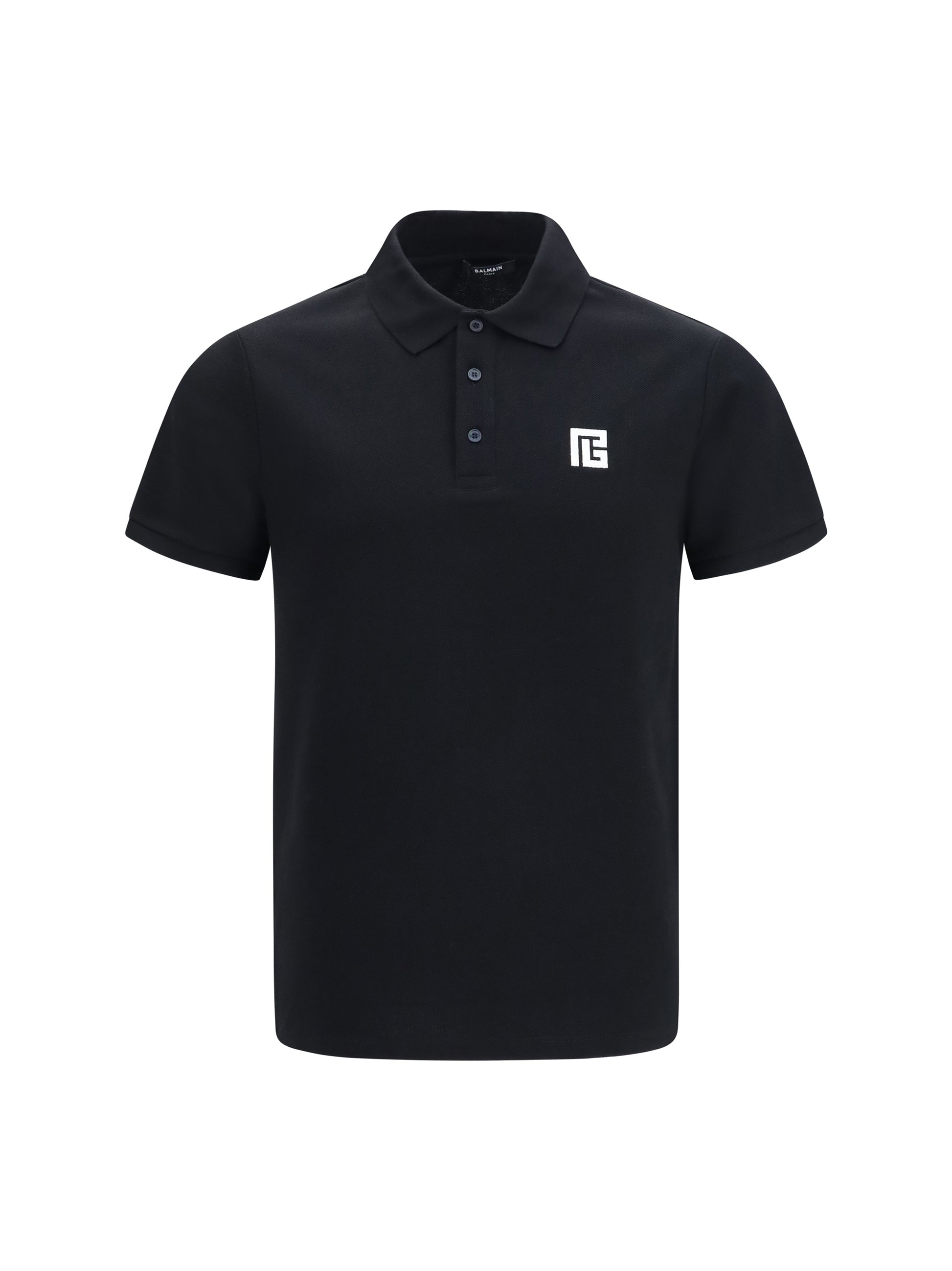 Balmain Men Pb Embroidered Logo Polo BALMAIN