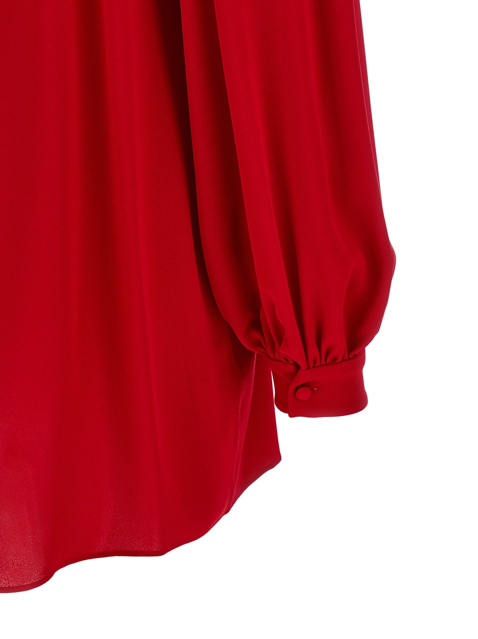 Valentino Garavani Women Valentino Garavani Silk Shirt With Bow VALENTINO GARAVANI