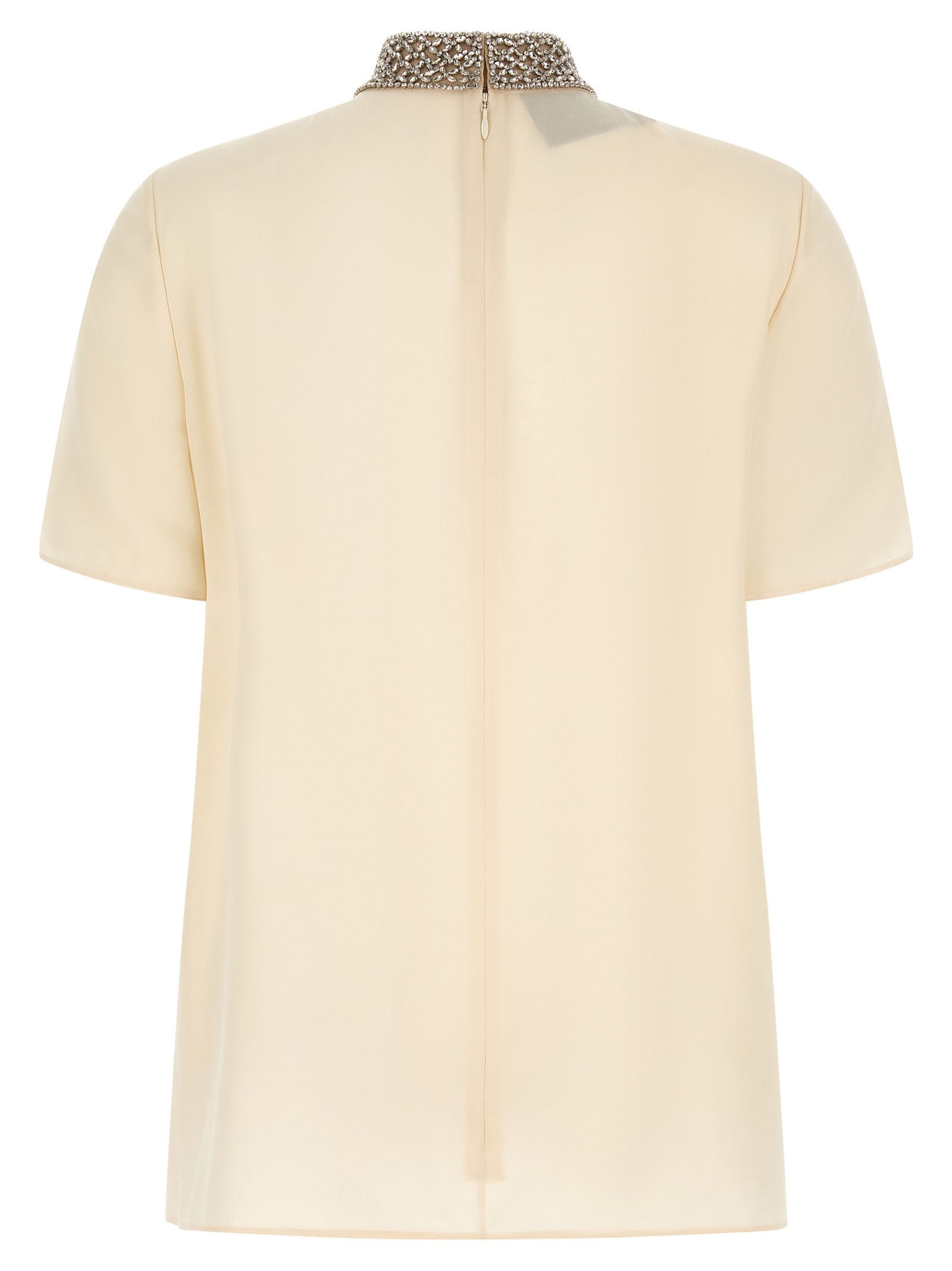 Valentino Garavani Women Valentino Garavani Jewel Collar Top VALENTINO GARAVANI
