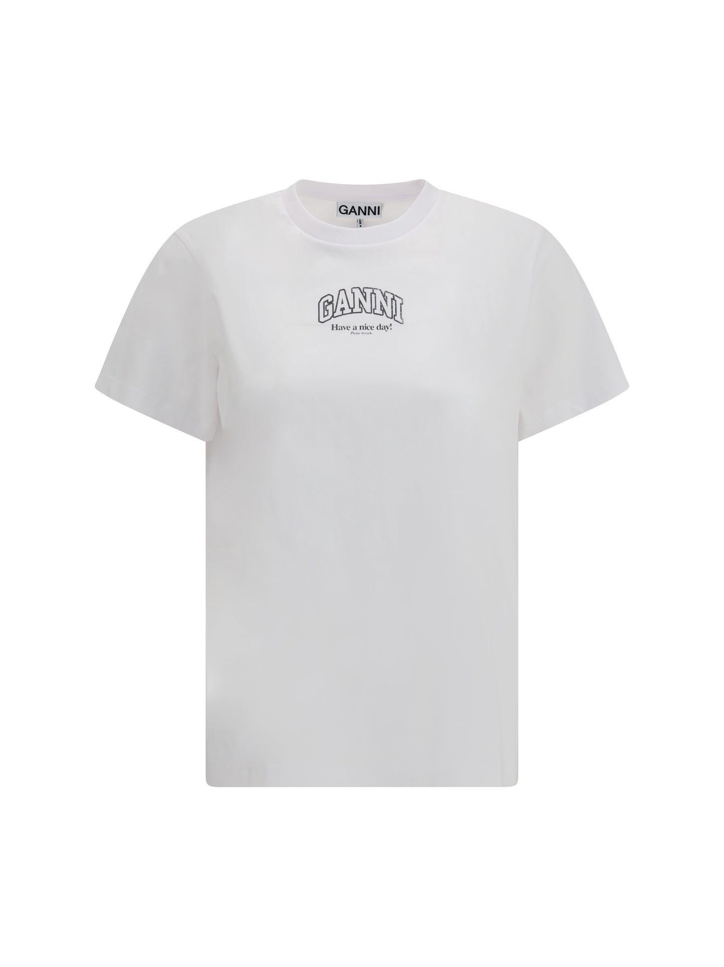 Ganni Women Crewneck T-Shirt GANNI