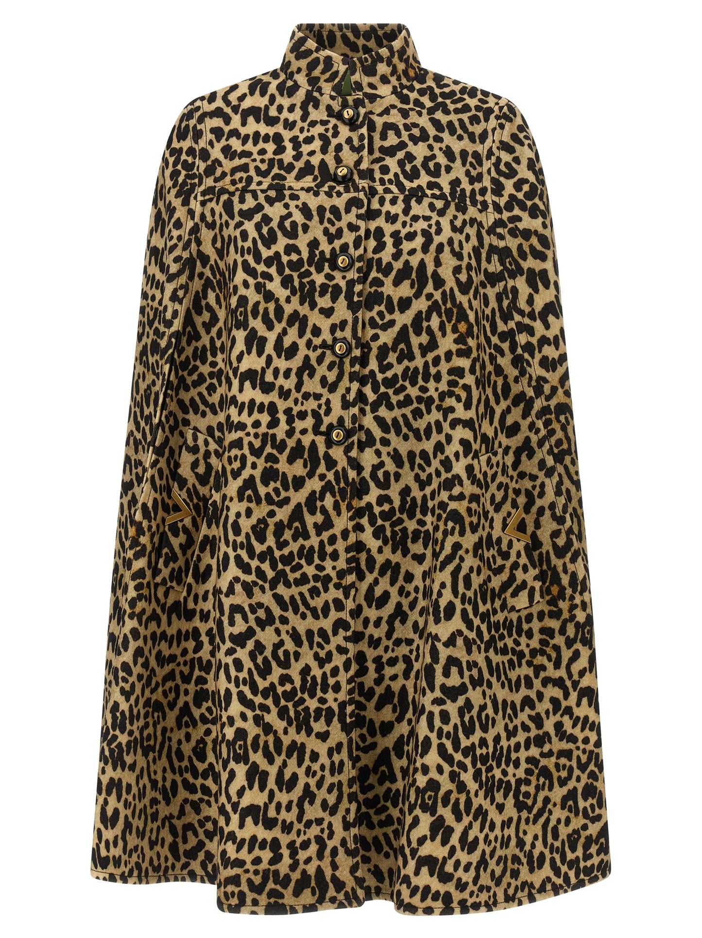 Valentino Garavani Women Valentino Garavani Cape In Animalier Cloth VALENTINO GARAVANI