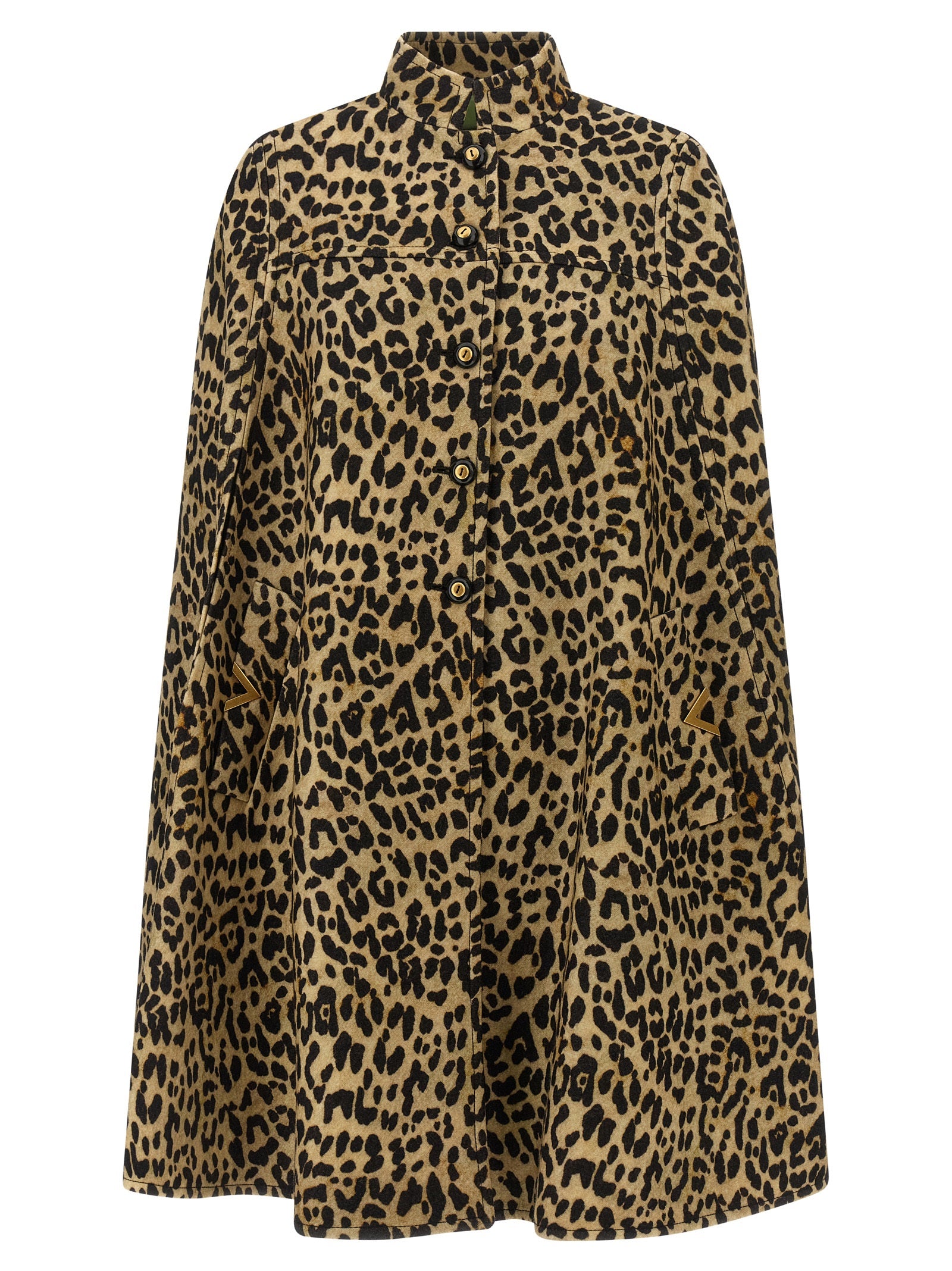 Valentino Garavani Women Valentino Garavani Cape In Animalier Cloth VALENTINO GARAVANI