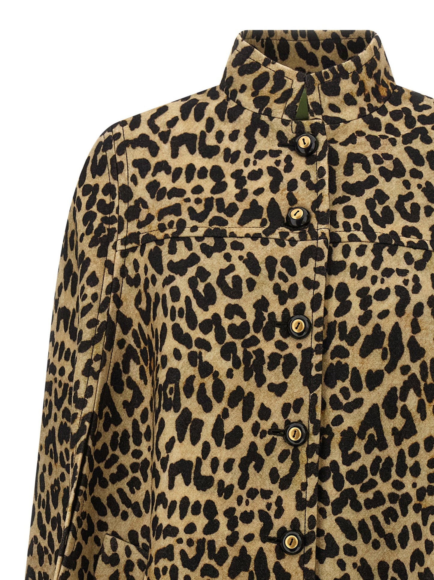 Valentino Garavani Women Valentino Garavani Cape In Animalier Cloth VALENTINO GARAVANI