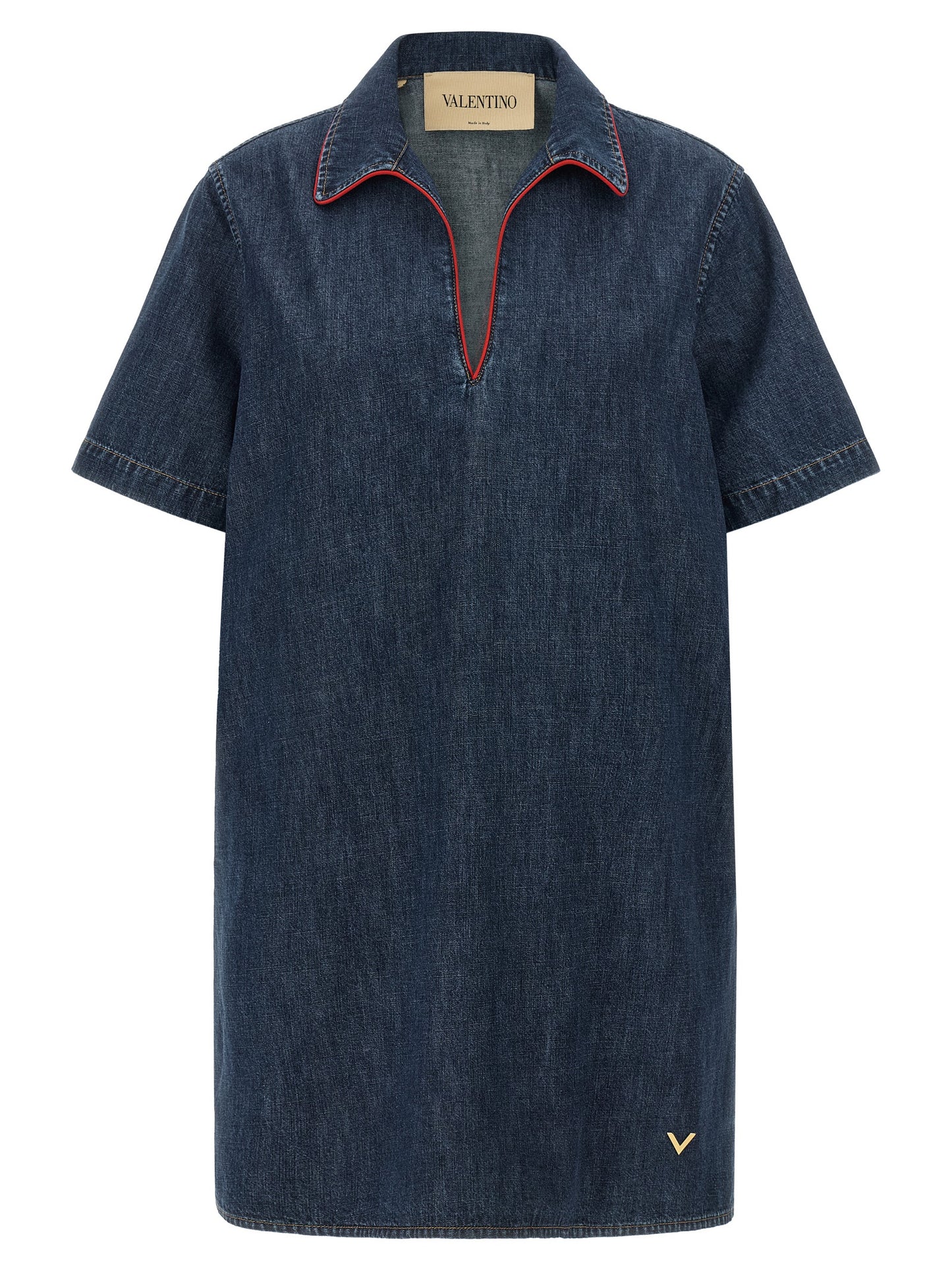 Valentino Garavani Women Valentino Garavani Chambray 'Vlogo' Denim Dress VALENTINO GARAVANI
