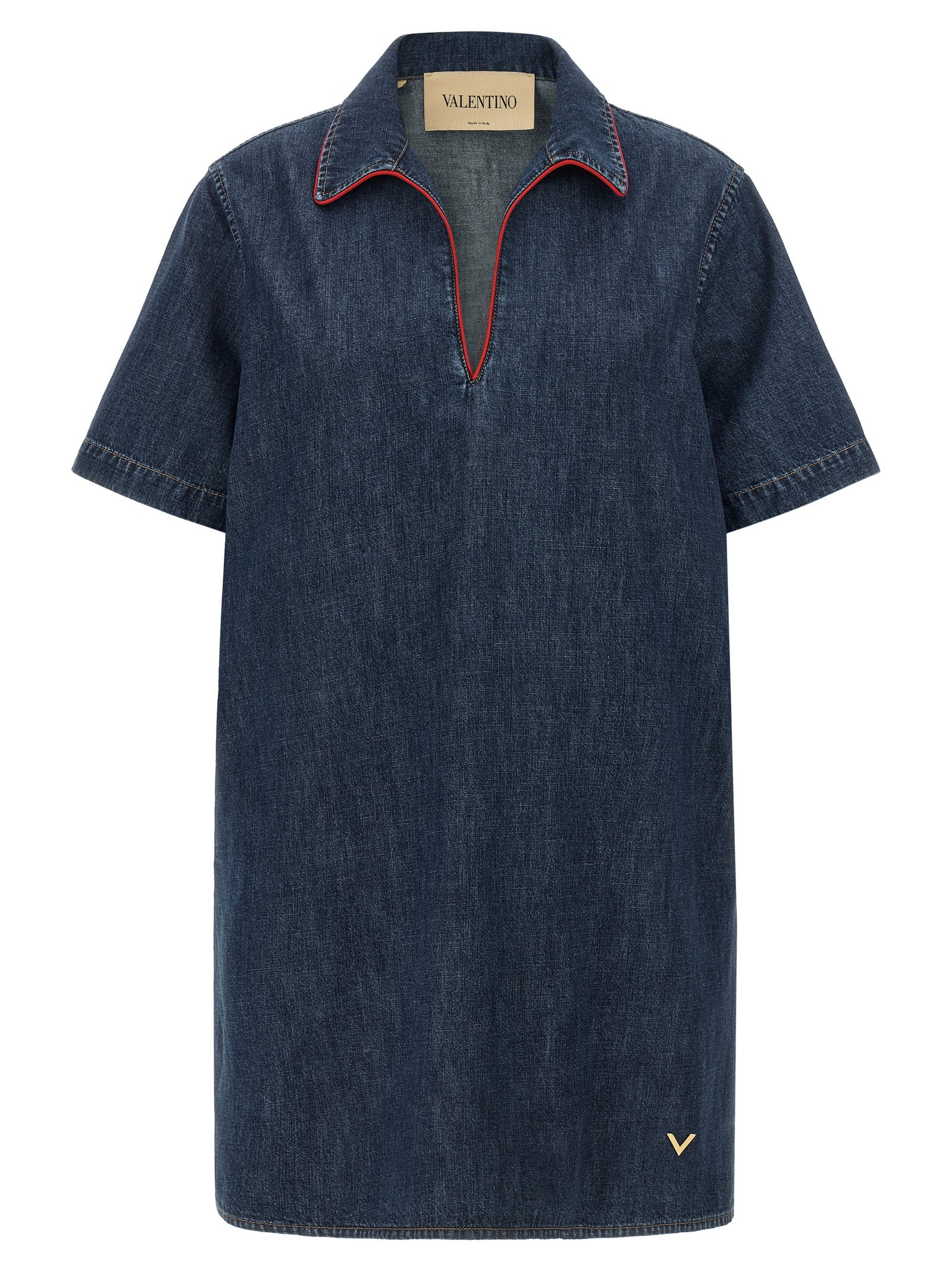 Valentino Garavani Women Valentino Garavani Chambray 'Vlogo' Denim Dress VALENTINO GARAVANI