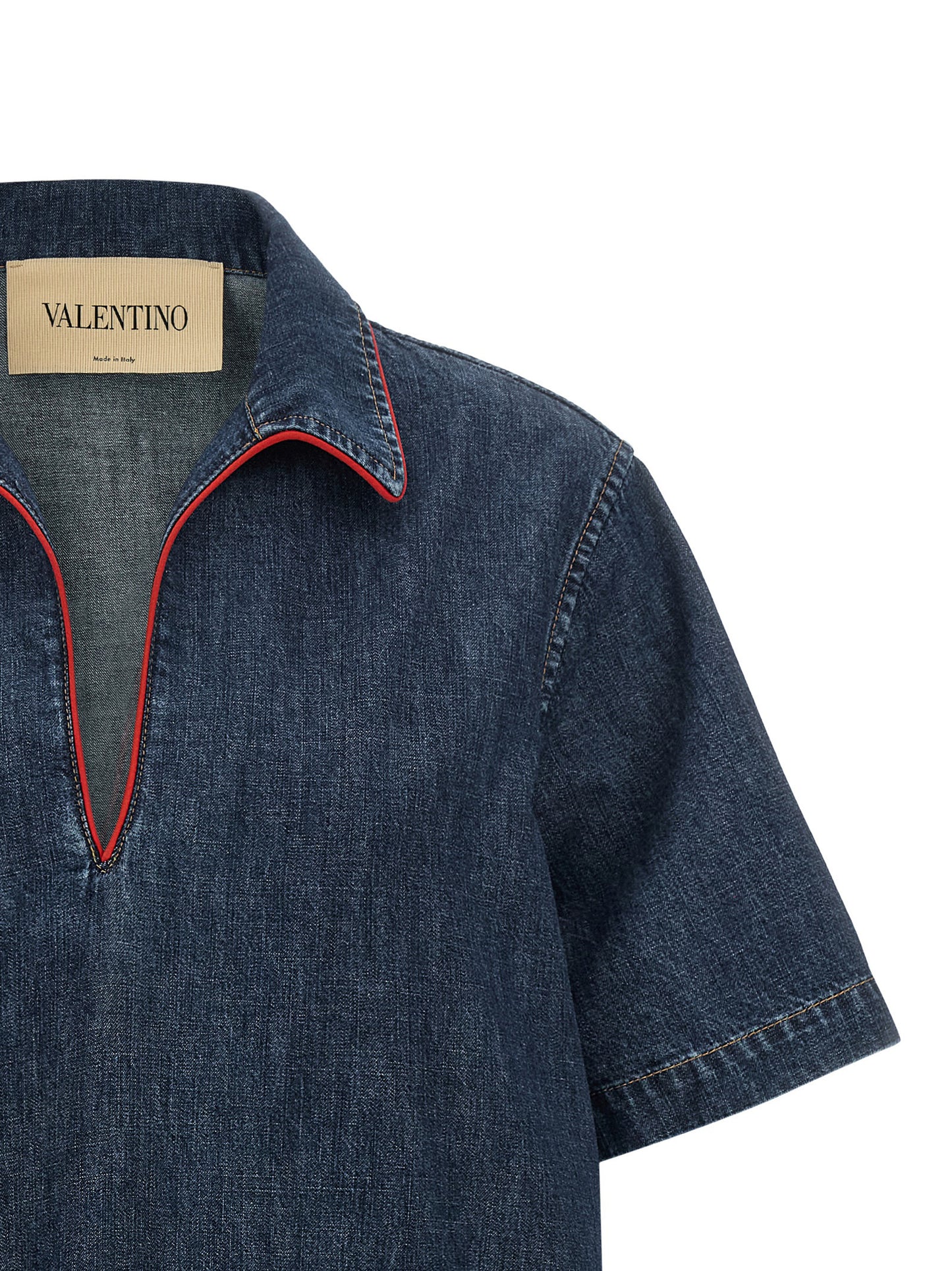 Valentino Garavani Women Valentino Garavani Chambray 'Vlogo' Denim Dress VALENTINO GARAVANI