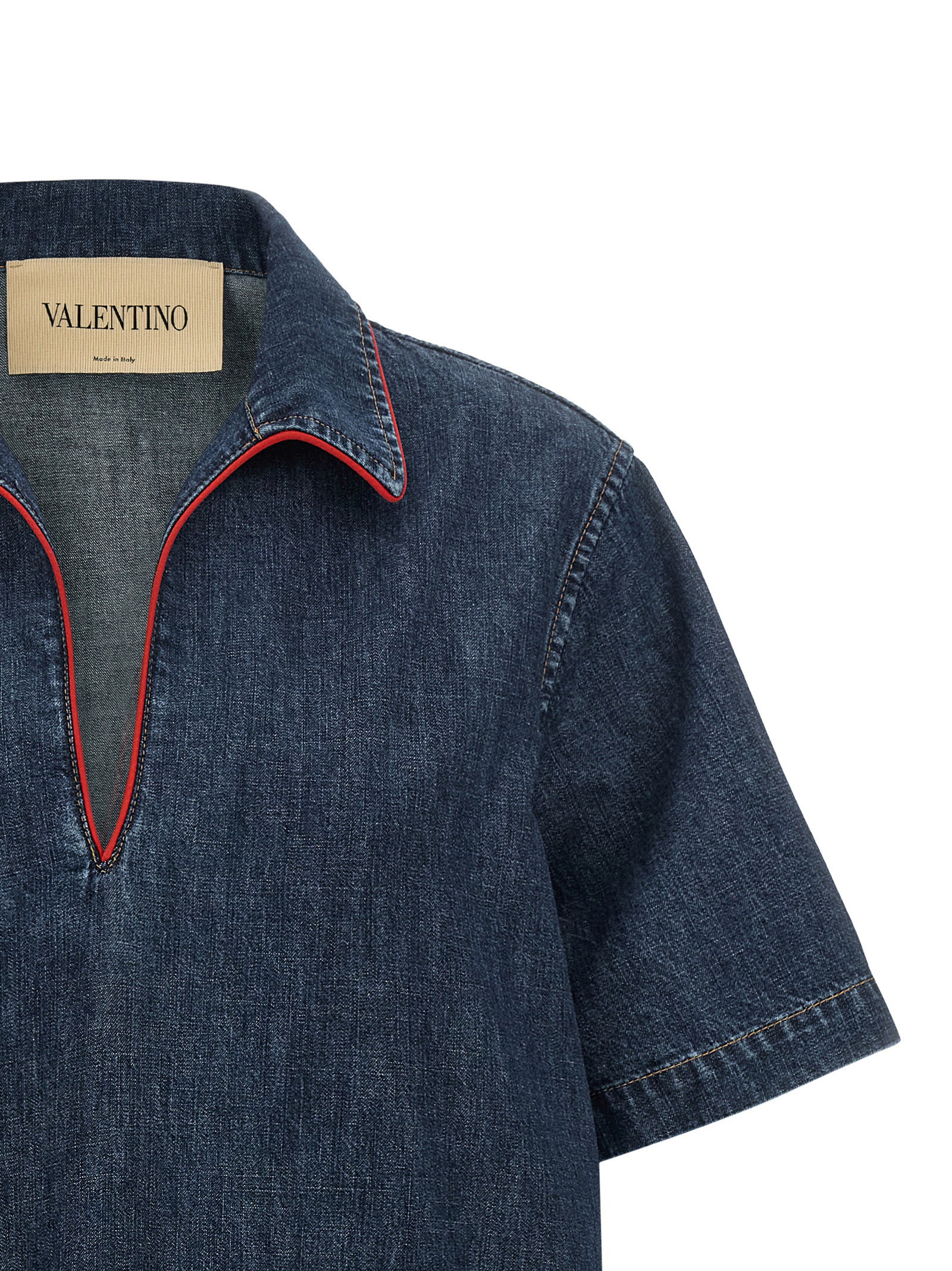 Valentino Garavani Women Valentino Garavani Chambray 'Vlogo' Denim Dress VALENTINO GARAVANI