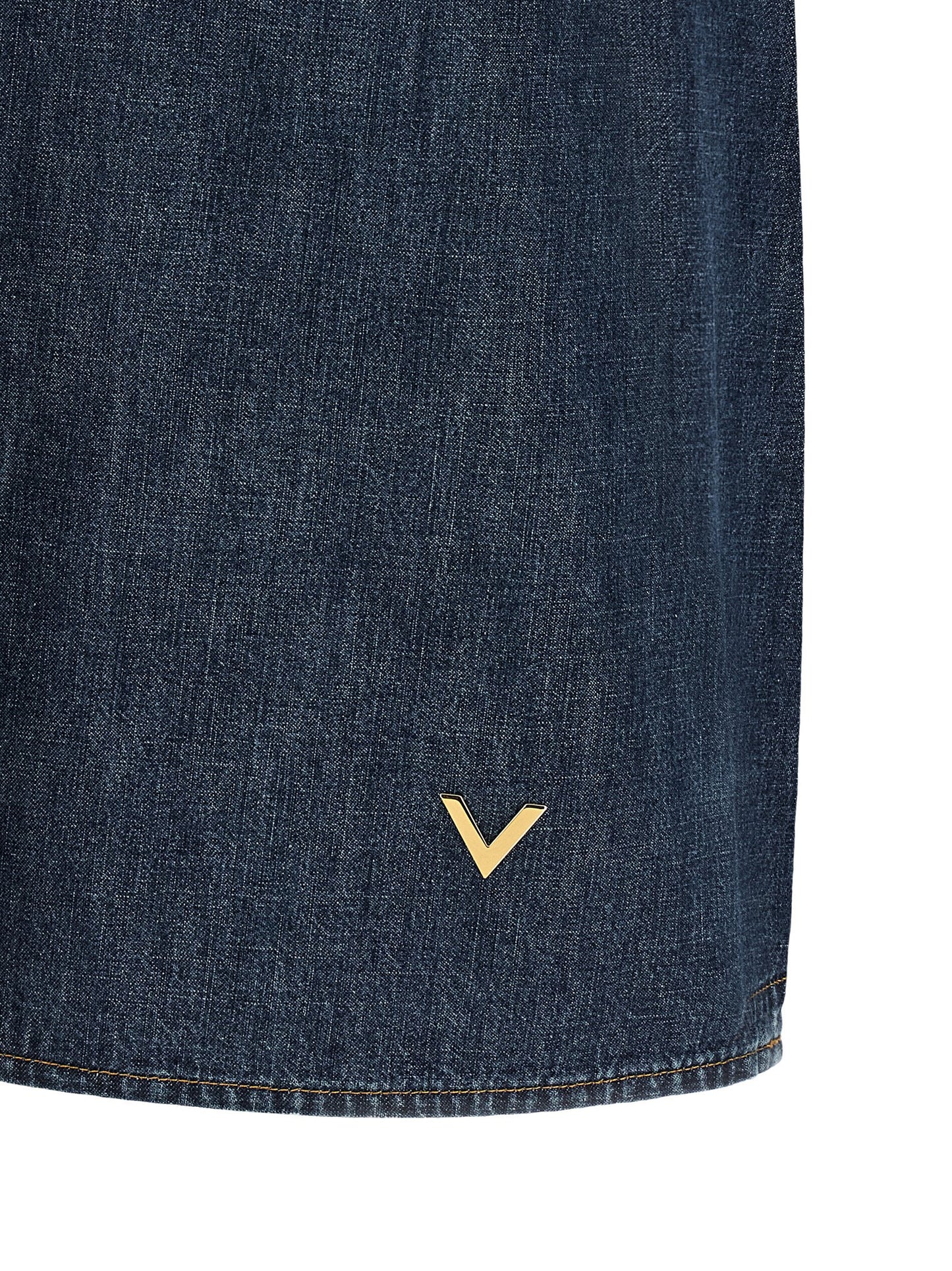 Valentino Garavani Women Valentino Garavani Chambray 'Vlogo' Denim Dress VALENTINO GARAVANI