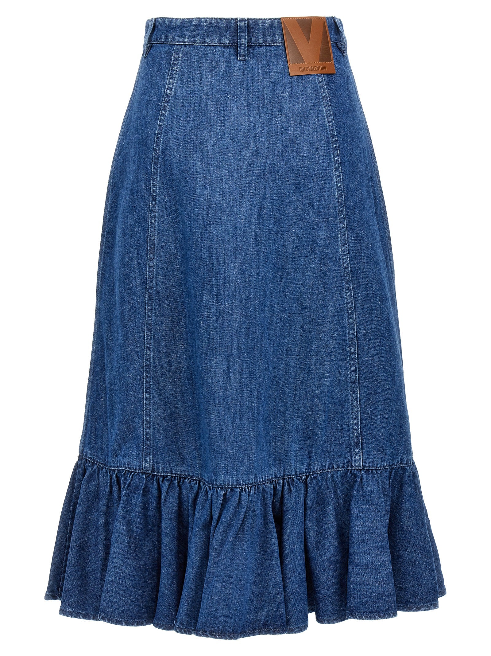 Valentino Garavani Women Valentino Garavani Denim Skirt VALENTINO GARAVANI