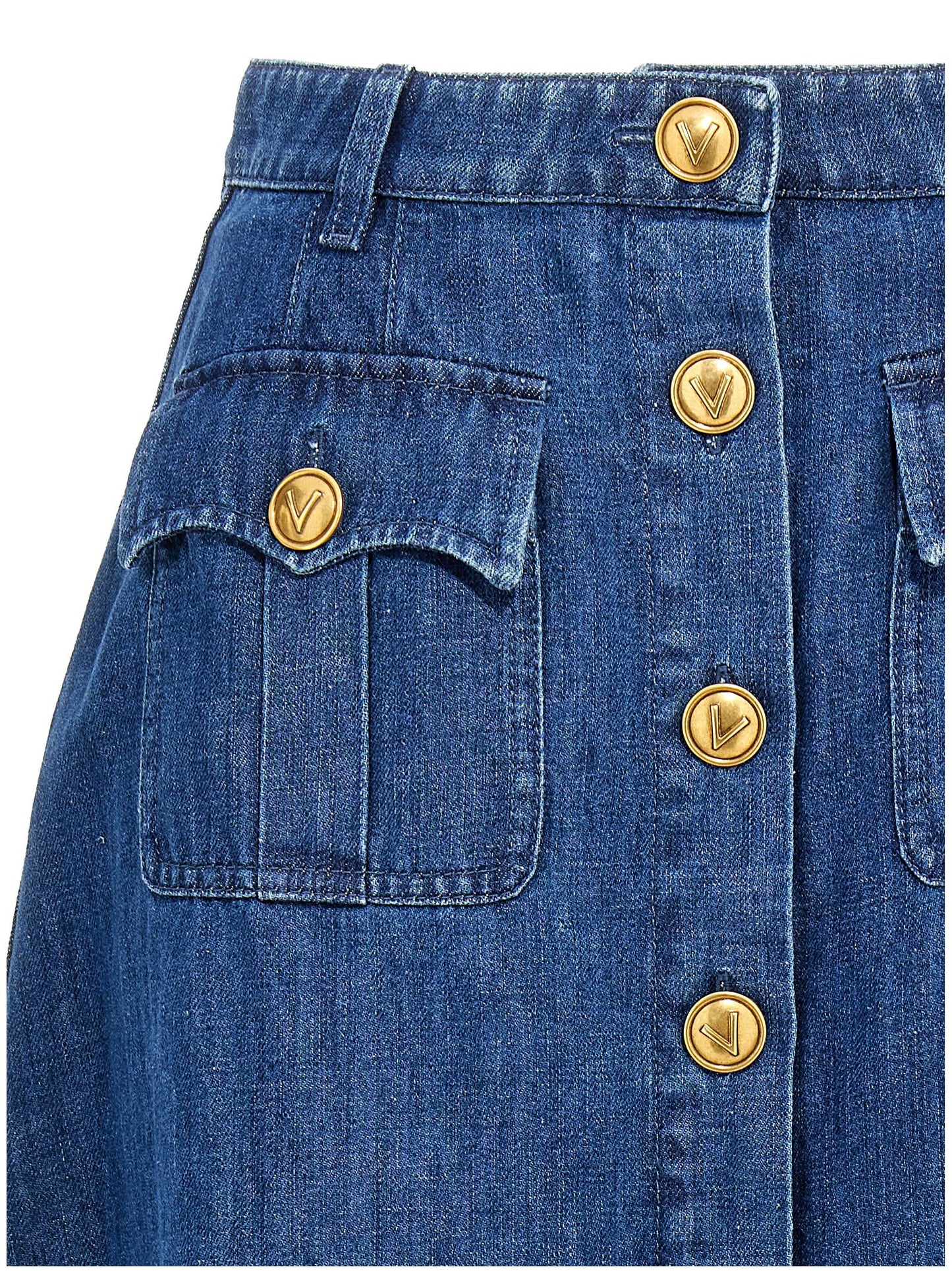 Valentino Garavani Women Valentino Garavani Denim Skirt VALENTINO GARAVANI