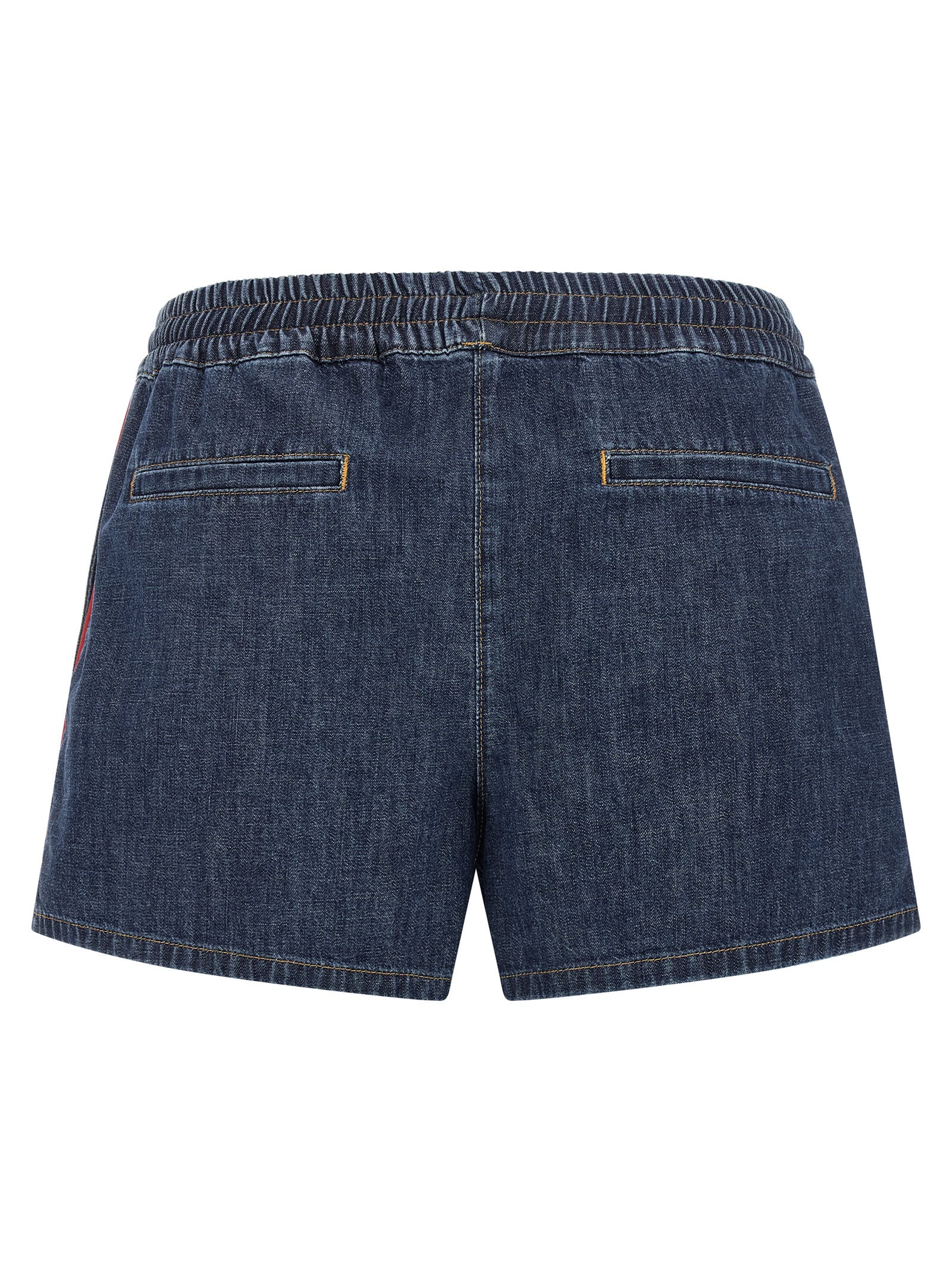 Valentino Garavani Women Valentino Garavani Chambray Denim Shorts VALENTINO GARAVANI