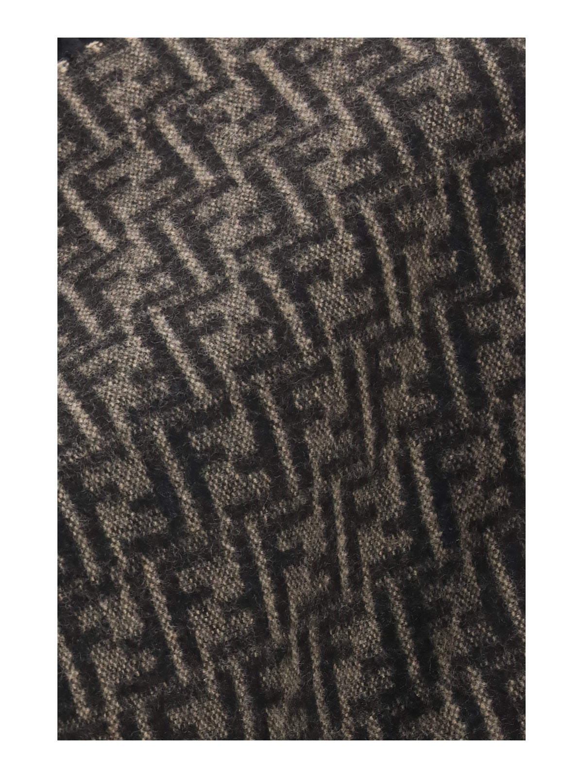 Fendi Women Ff Zucca Wool And Cashmere Poncho FENDI