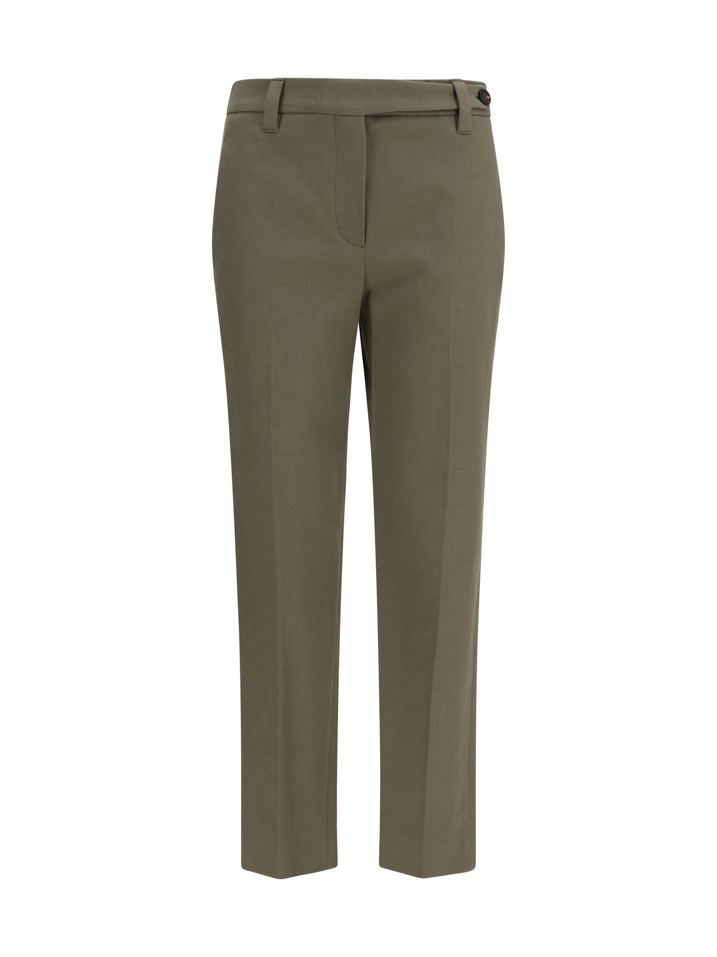 Brunello Cucinelli Women Tailored Cotton Pants BRUNELLO CUCINELLI