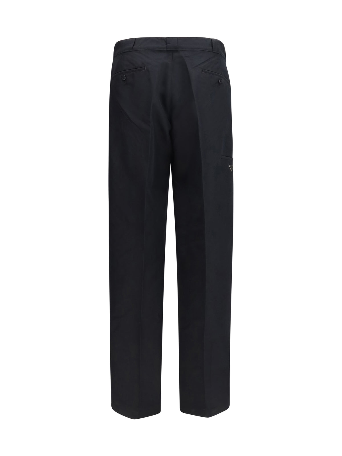 Prada Men Technical Wide-Leg Pants In Canvas PRADA