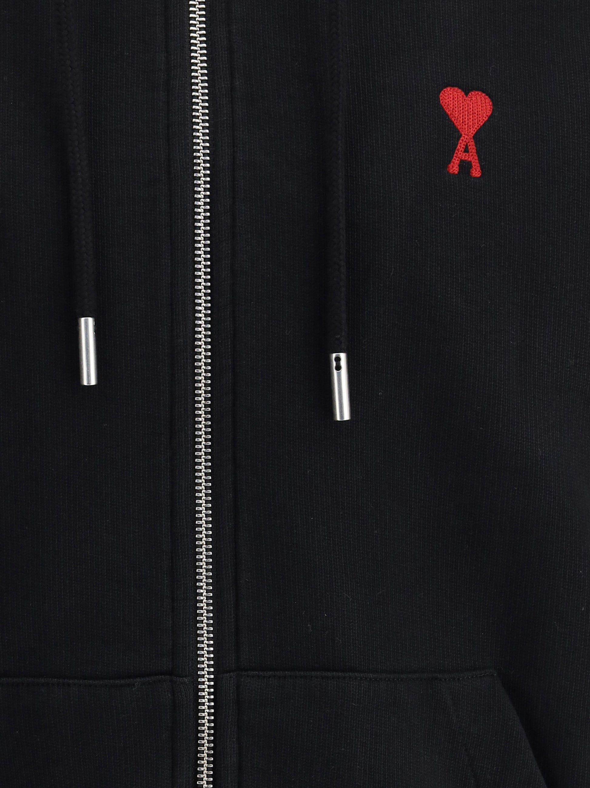 Ami Paris Men Logoed Hoodie AMI PARIS