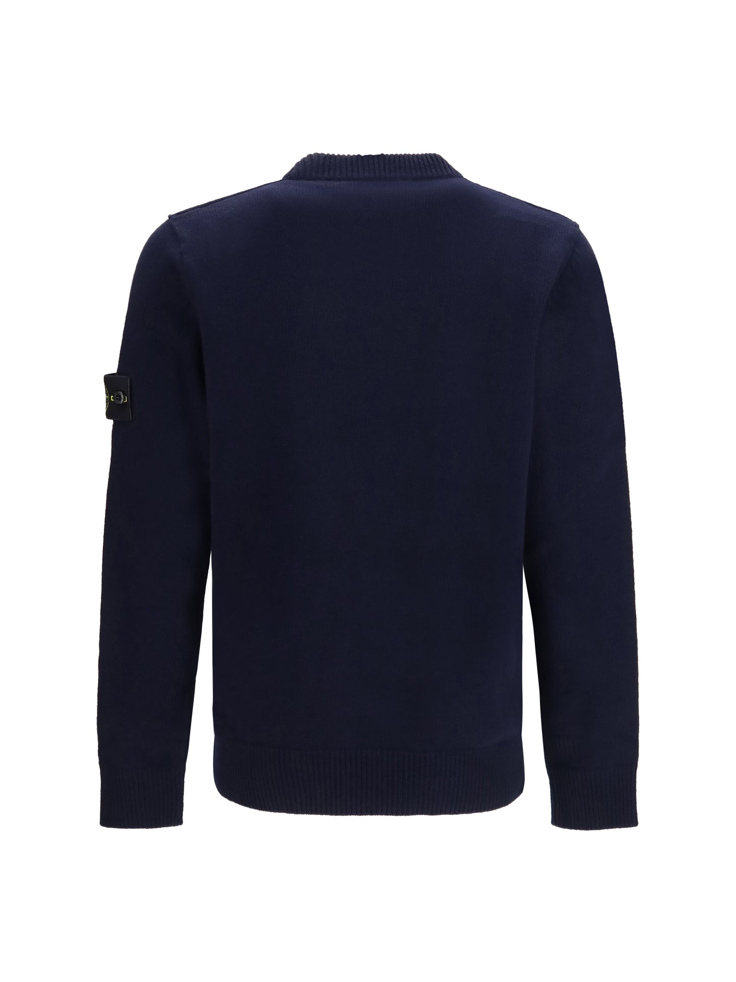 Stone Island Men Sweater Crewneck With Logo Patch On The Sleeve STONE ISLAND
