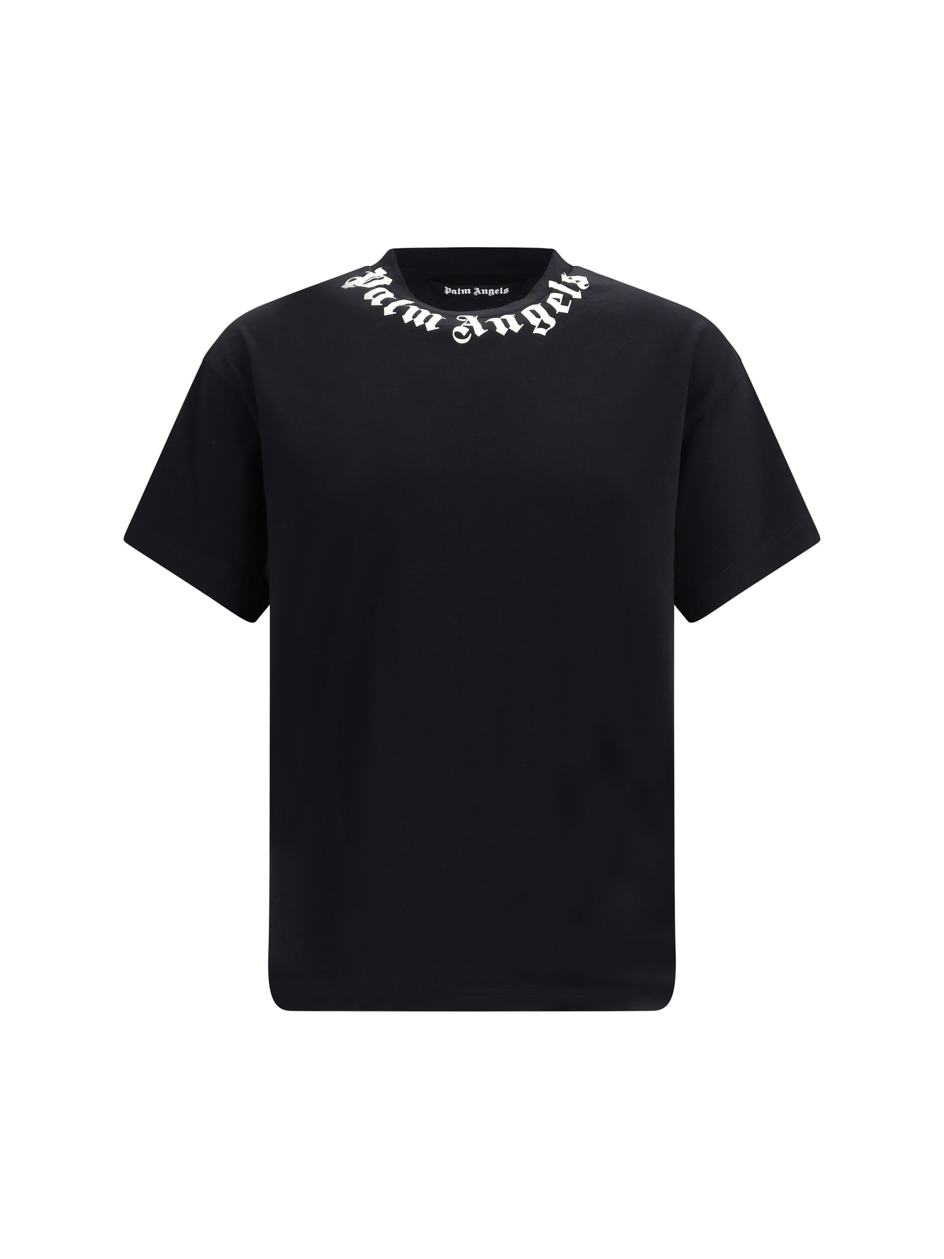 Palm Angels Men Logo Crewneck T-Shirt PALM ANGELS