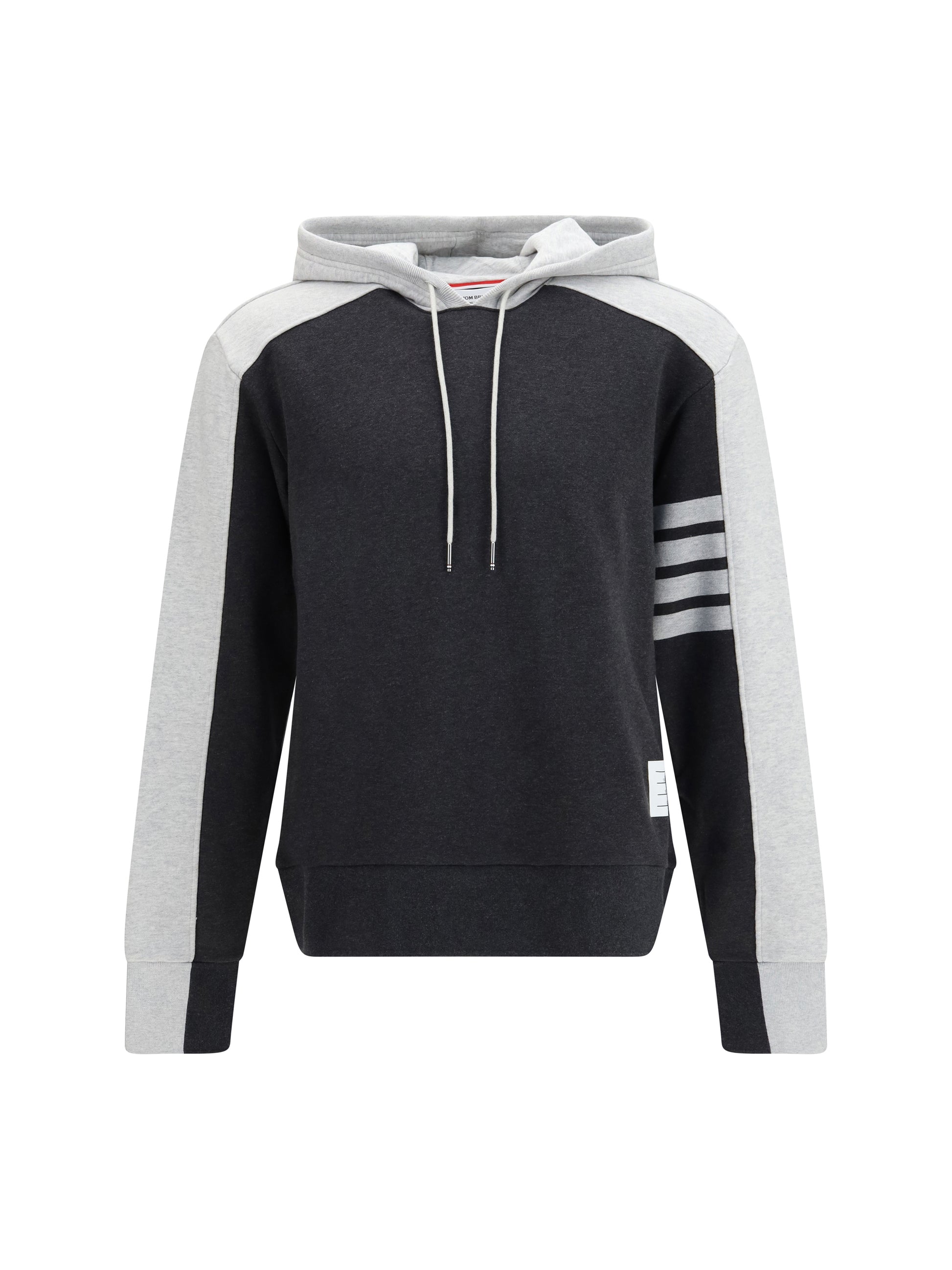 Thom Browne Men Loopback Colorblock Hooded Sweatshirt THOM BROWNE