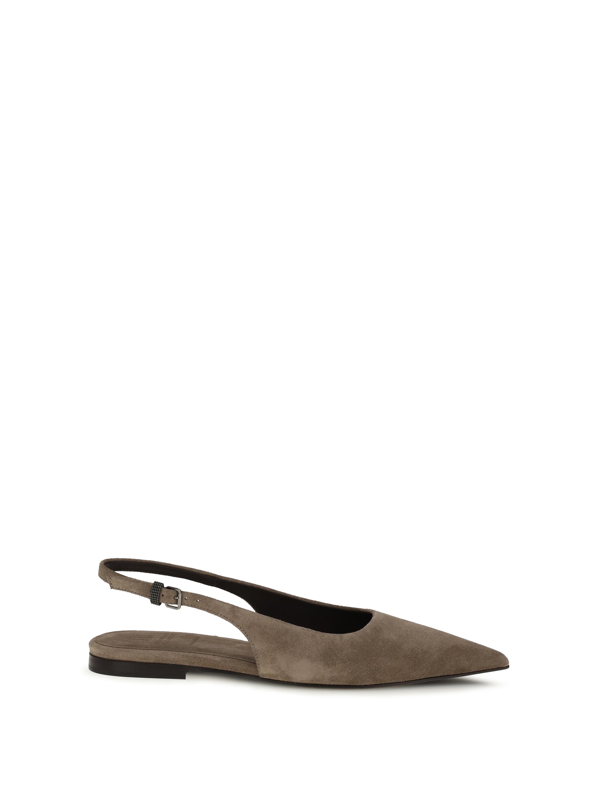 Brunello Cucinelli Women Suede Ballerinas BRUNELLO CUCINELLI
