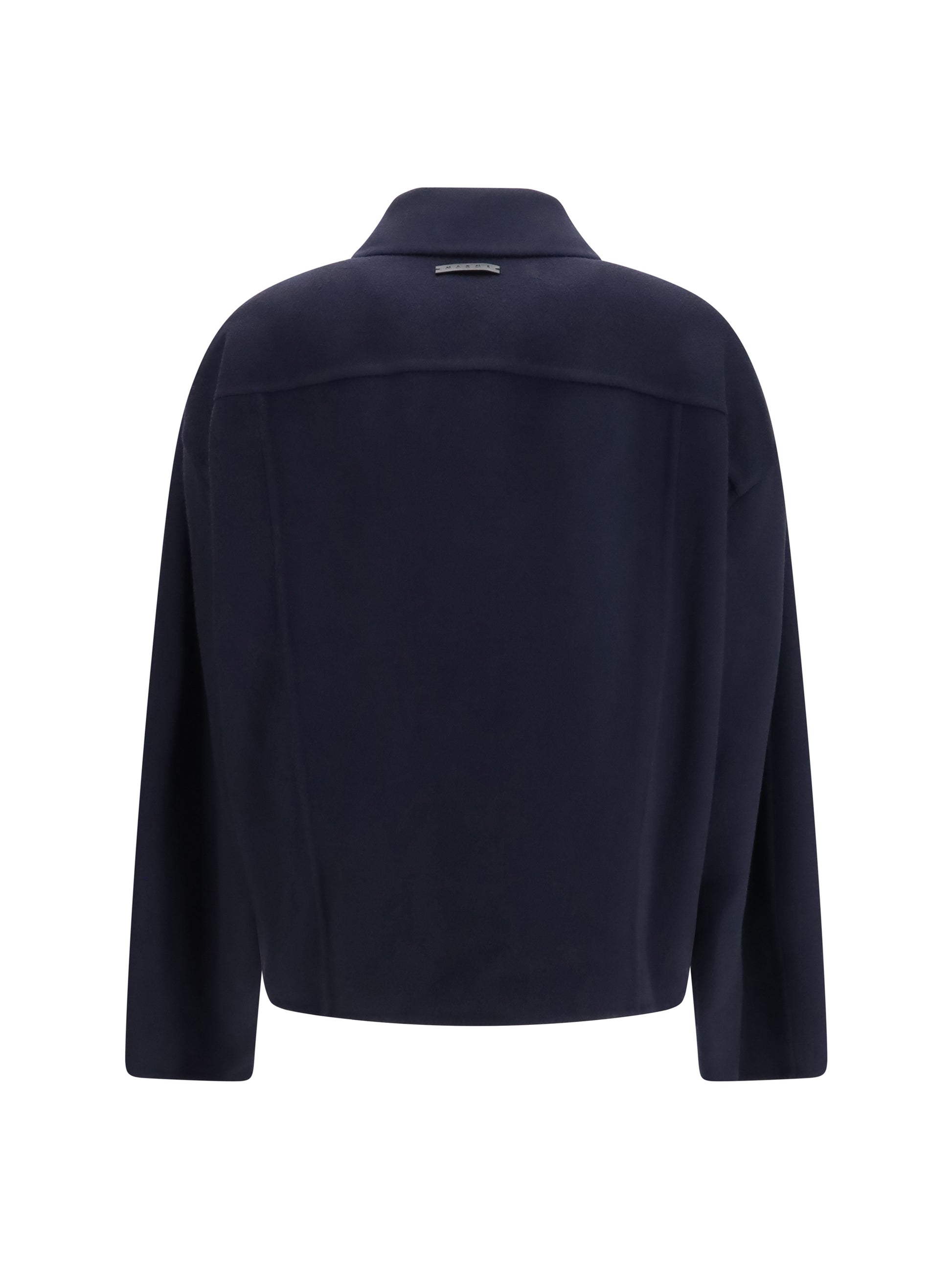 Marni Women Wool Jacket With Logo Embroidery MARNI