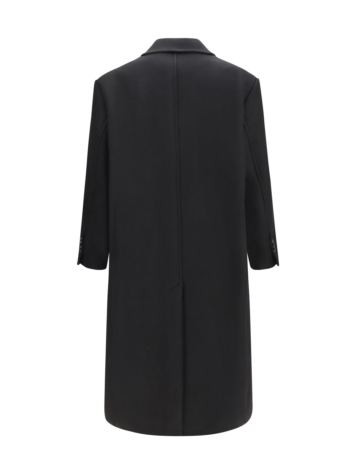 Ami Paris Men Long Double Breasted Wool Coat AMI PARIS