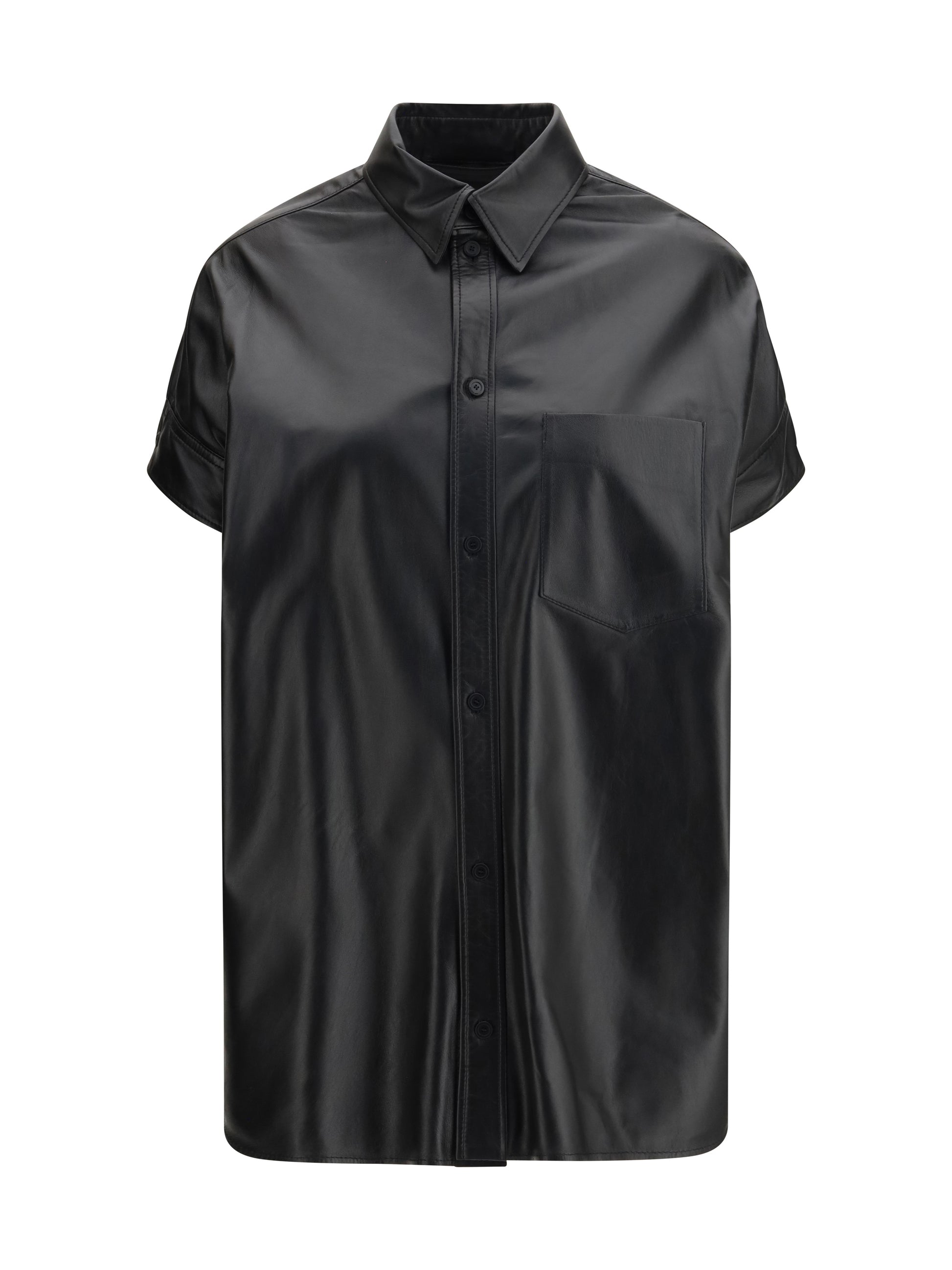 Balenciaga Women Tucked Sleeves Shirt BALENCIAGA