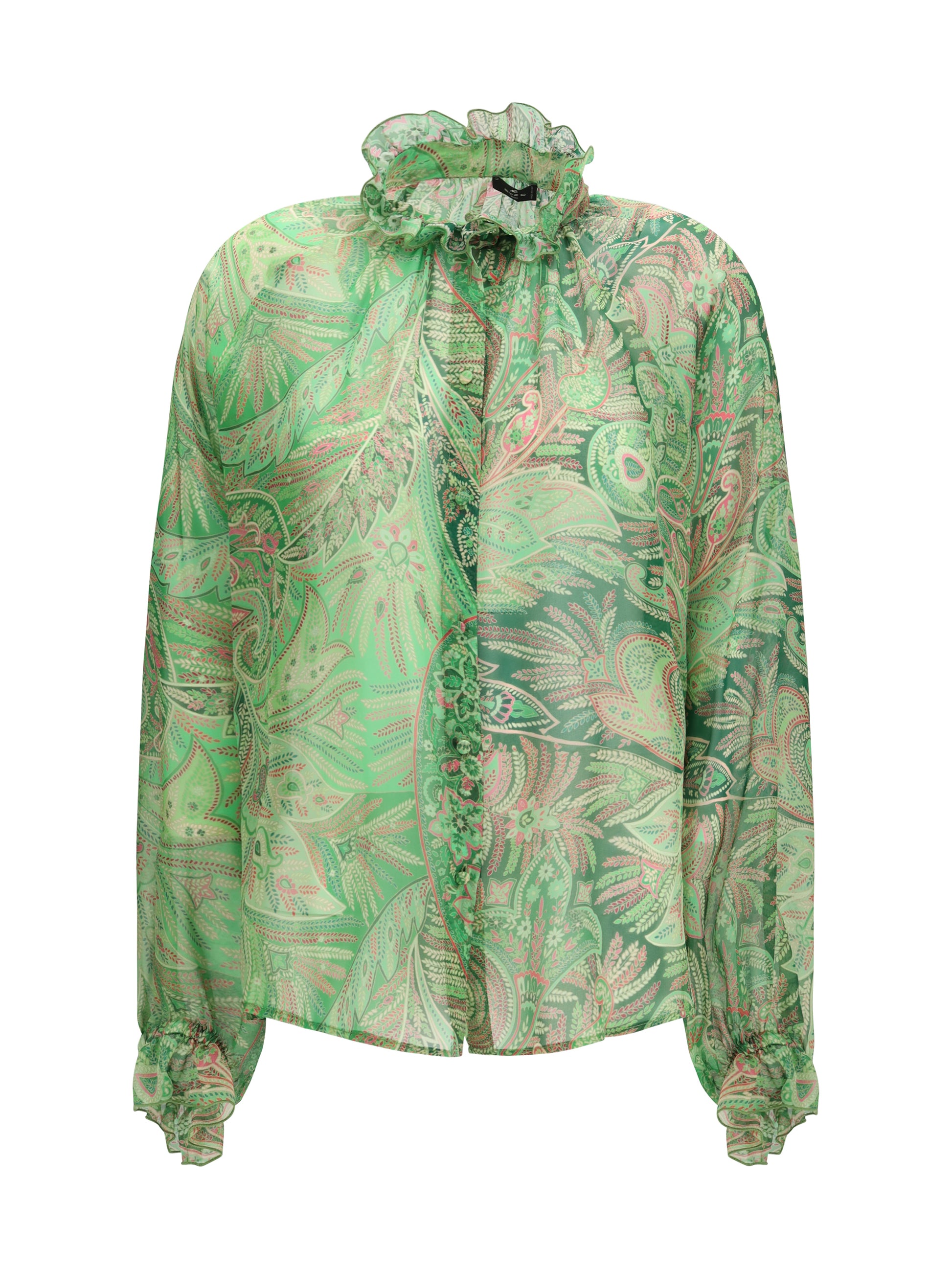 Etro Women Paisley Ruffled Shirt ETRO