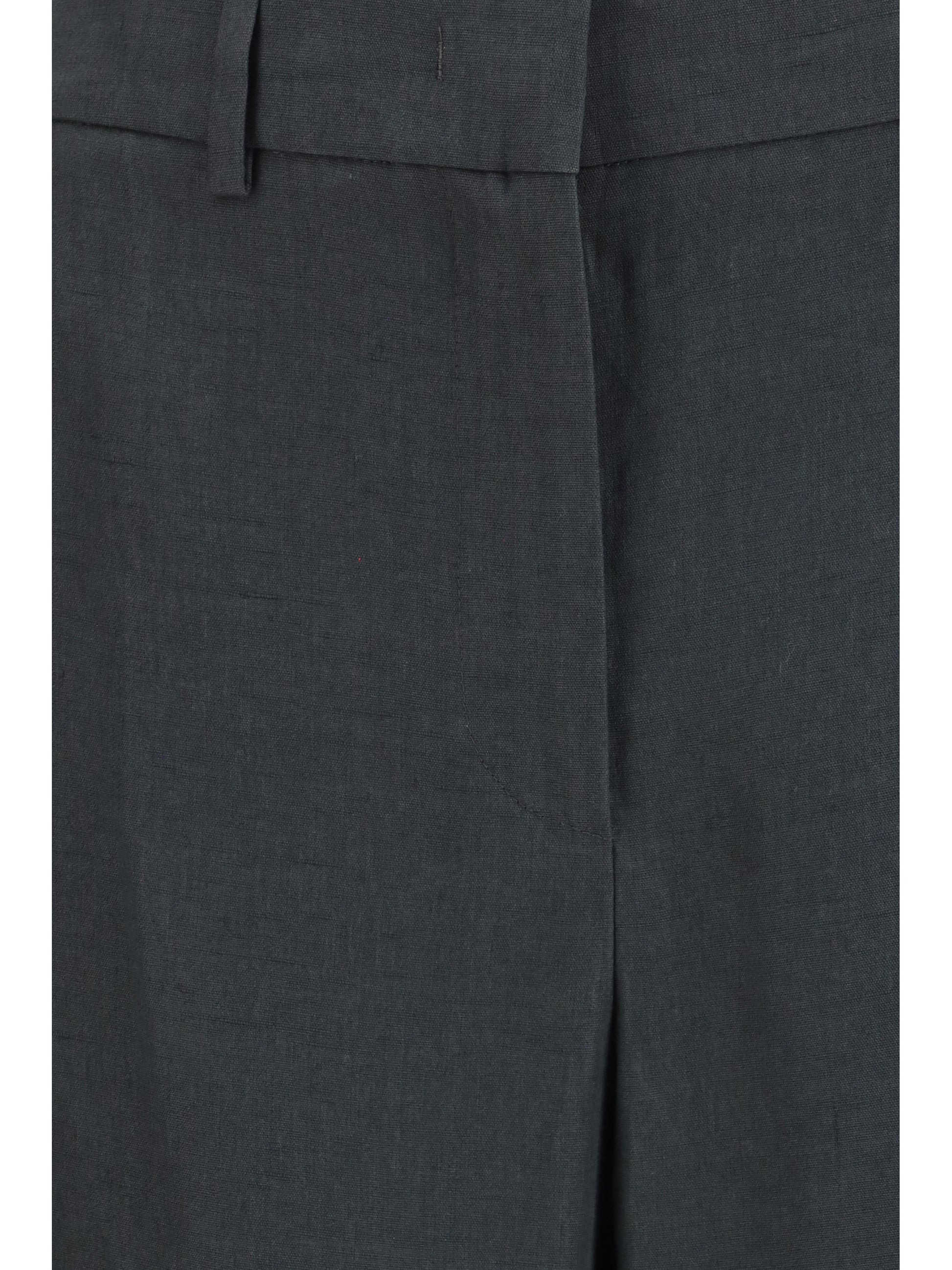 Giorgio Armani Women Linen Pants GIORGIO ARMANI