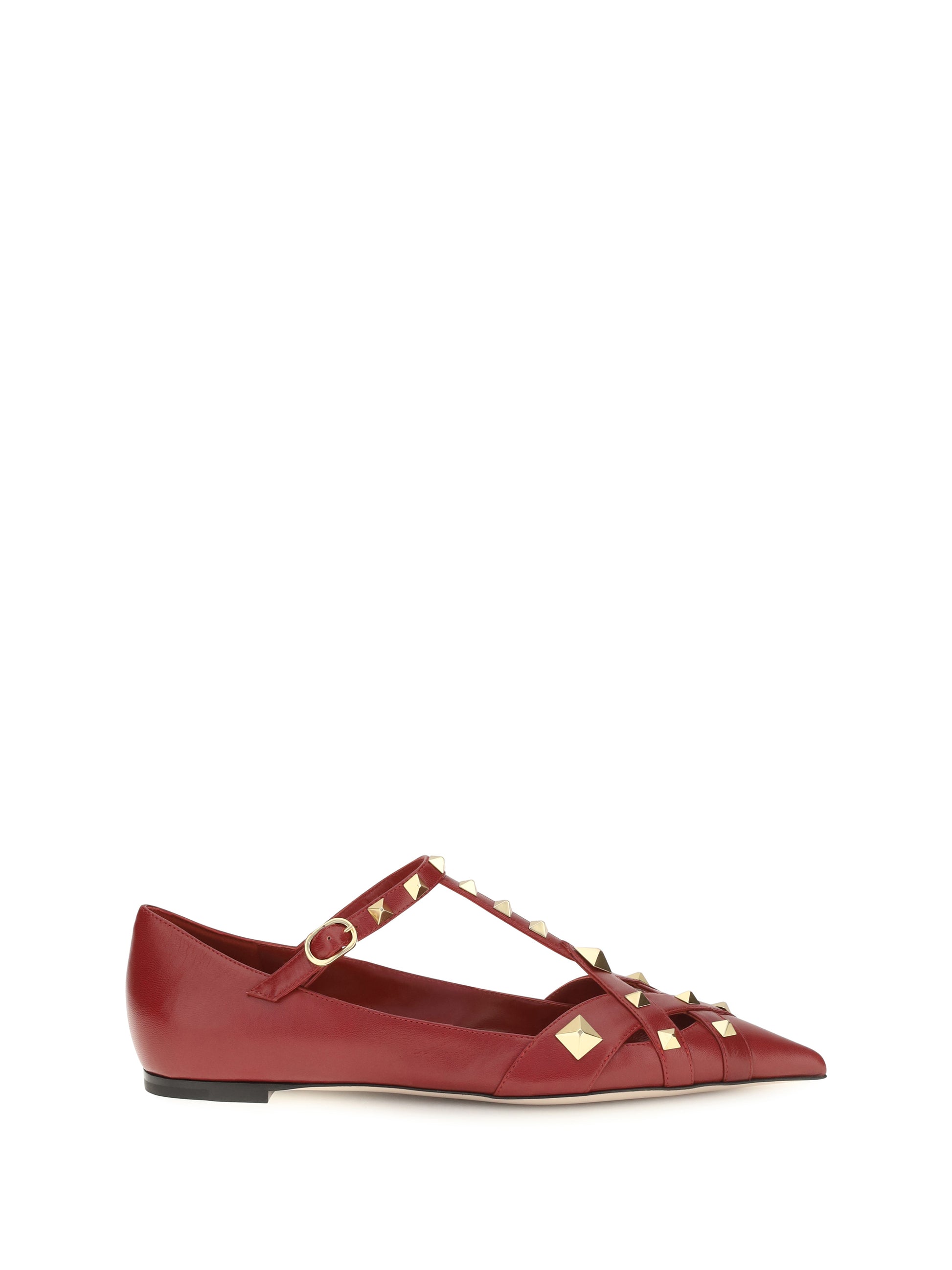 Valentino Garavani Women Studdy Ballerinas In Kidskin VALENTINO GARAVANI
