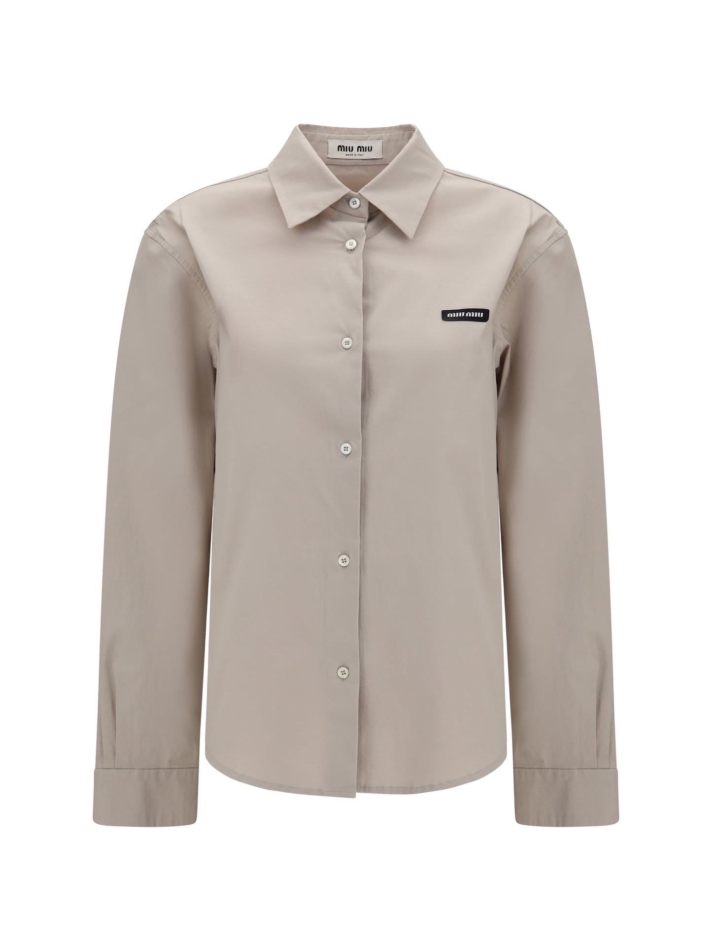 Miu Miu Women Stretch Poplin Shirt MIU MIU