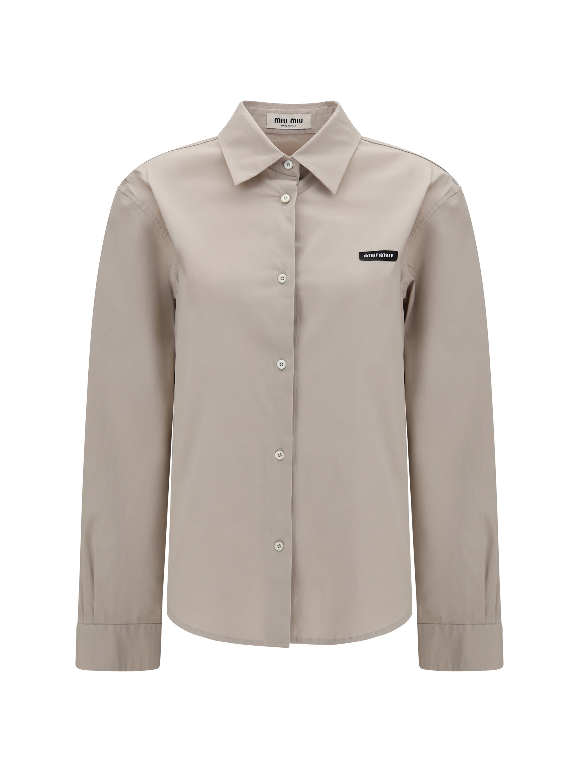 Miu Miu Women Stretch Poplin Shirt MIU MIU
