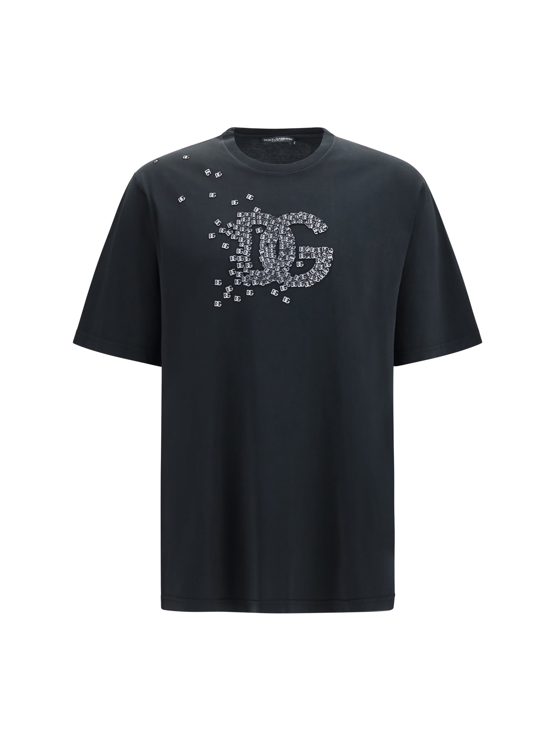 Dolce & Gabbana Men Cotton T-Shirt With Logo DOLCE & GABBANA