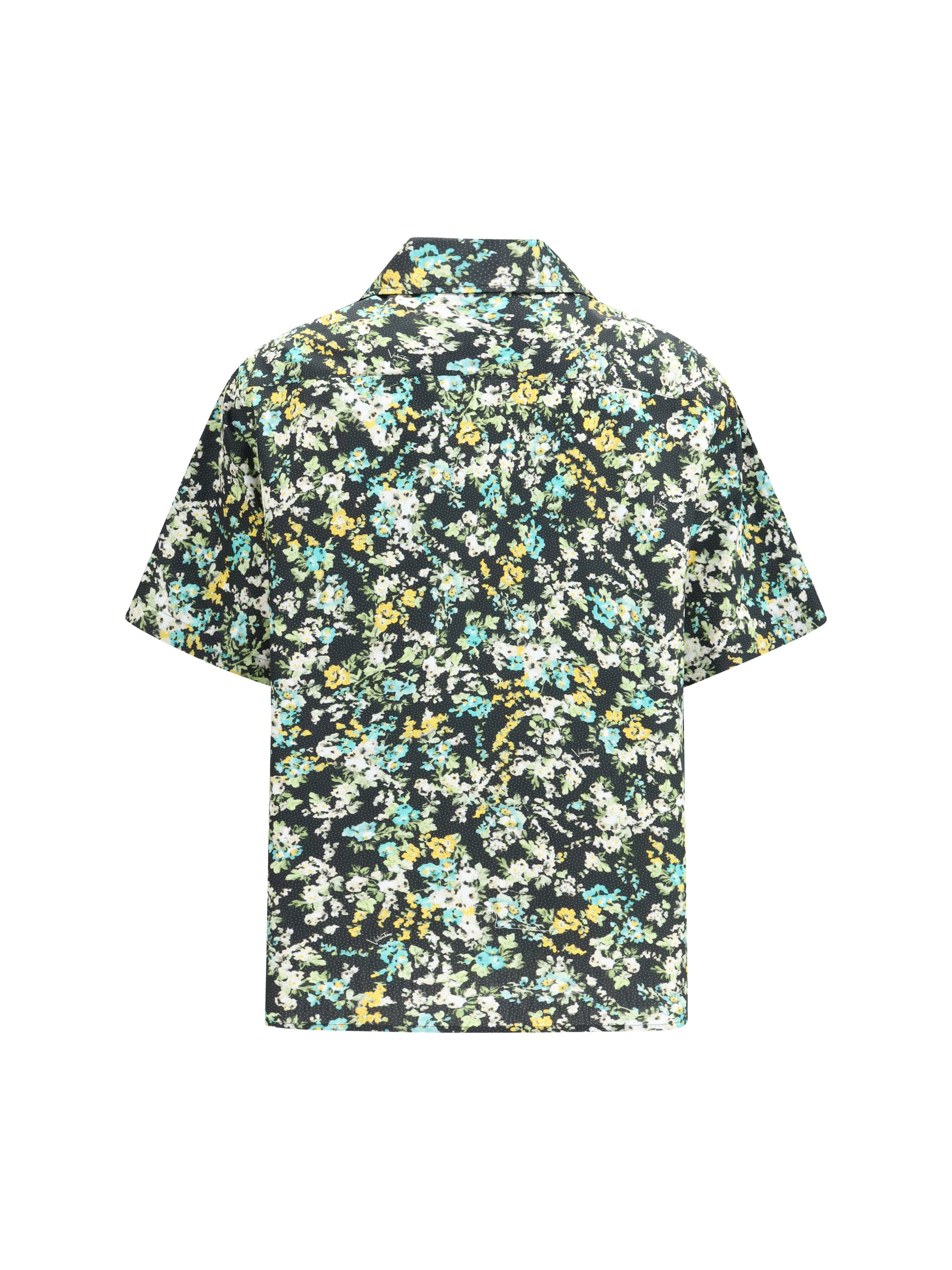 Valentino Men Shirt With An All-Over Papier Floral VALENTINO