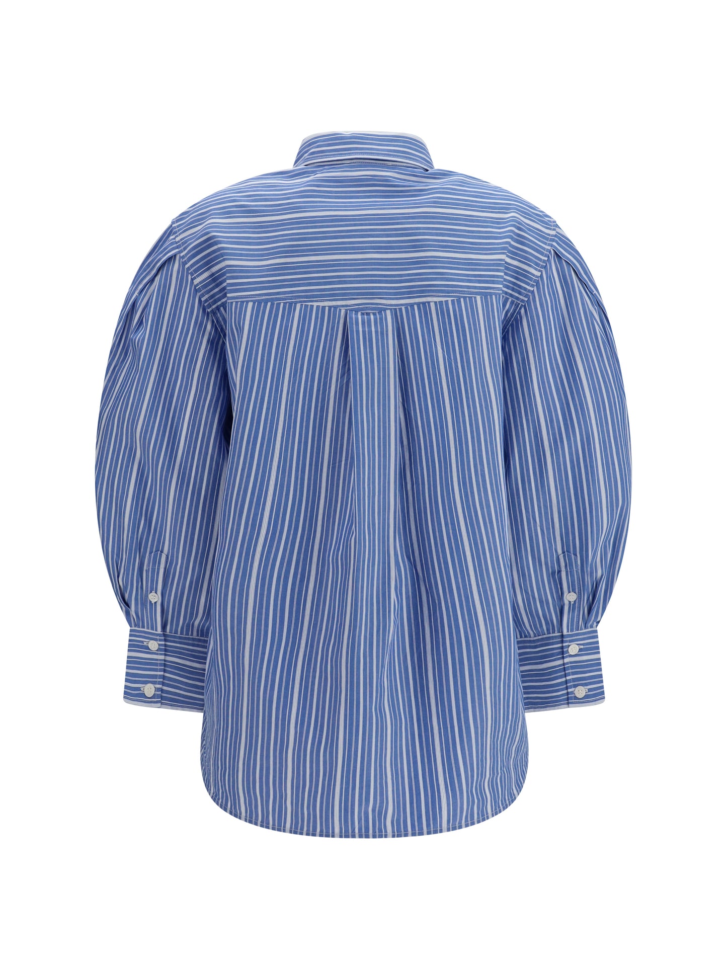 Ganni Women Striped Cotton T-Shirt GANNI