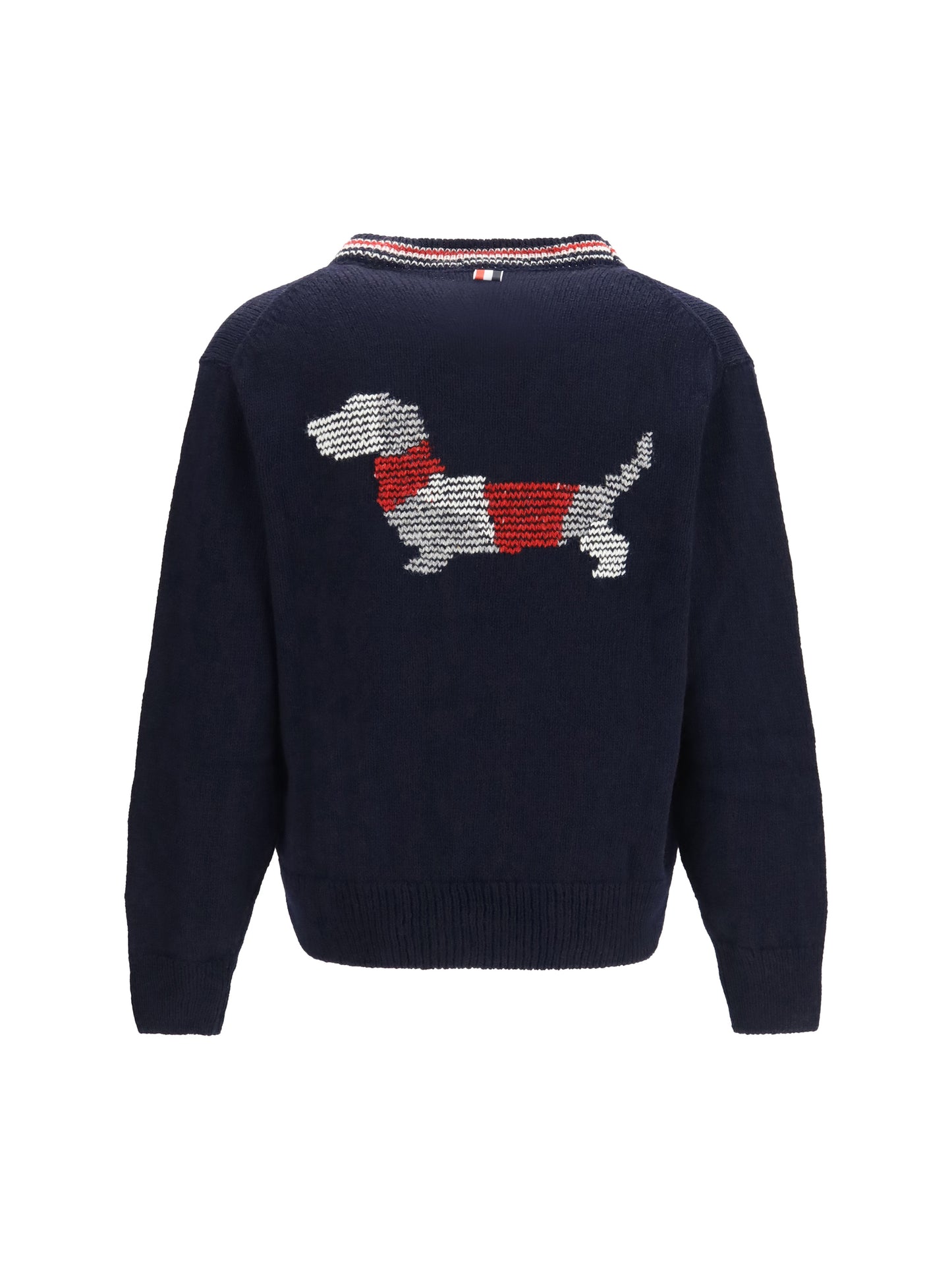 Thom Browne Men Hector Donegal Yarn Cardigan THOM BROWNE